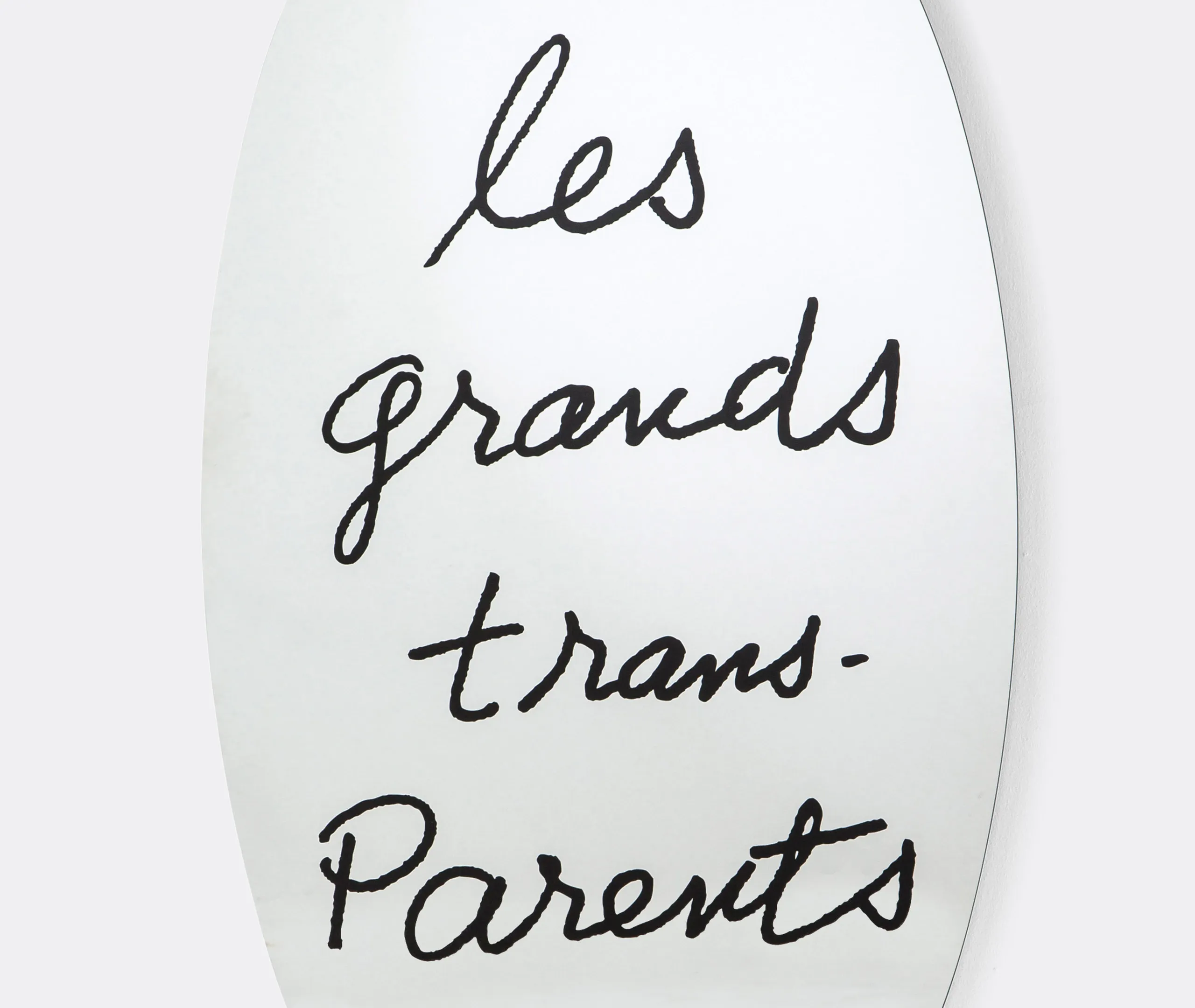 Les Grands Trans-Parents Screen-Printed Mirror alternate view