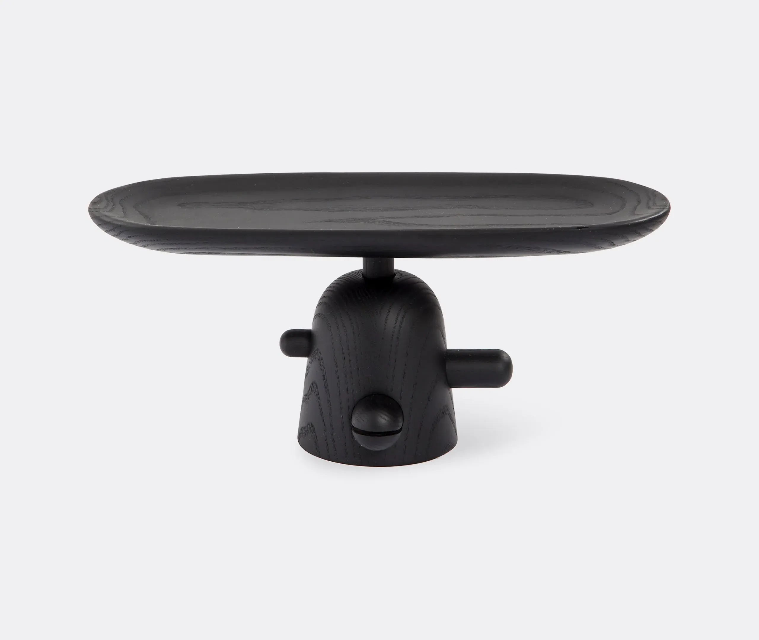 Low Centrepiece - Black, Ash Wood