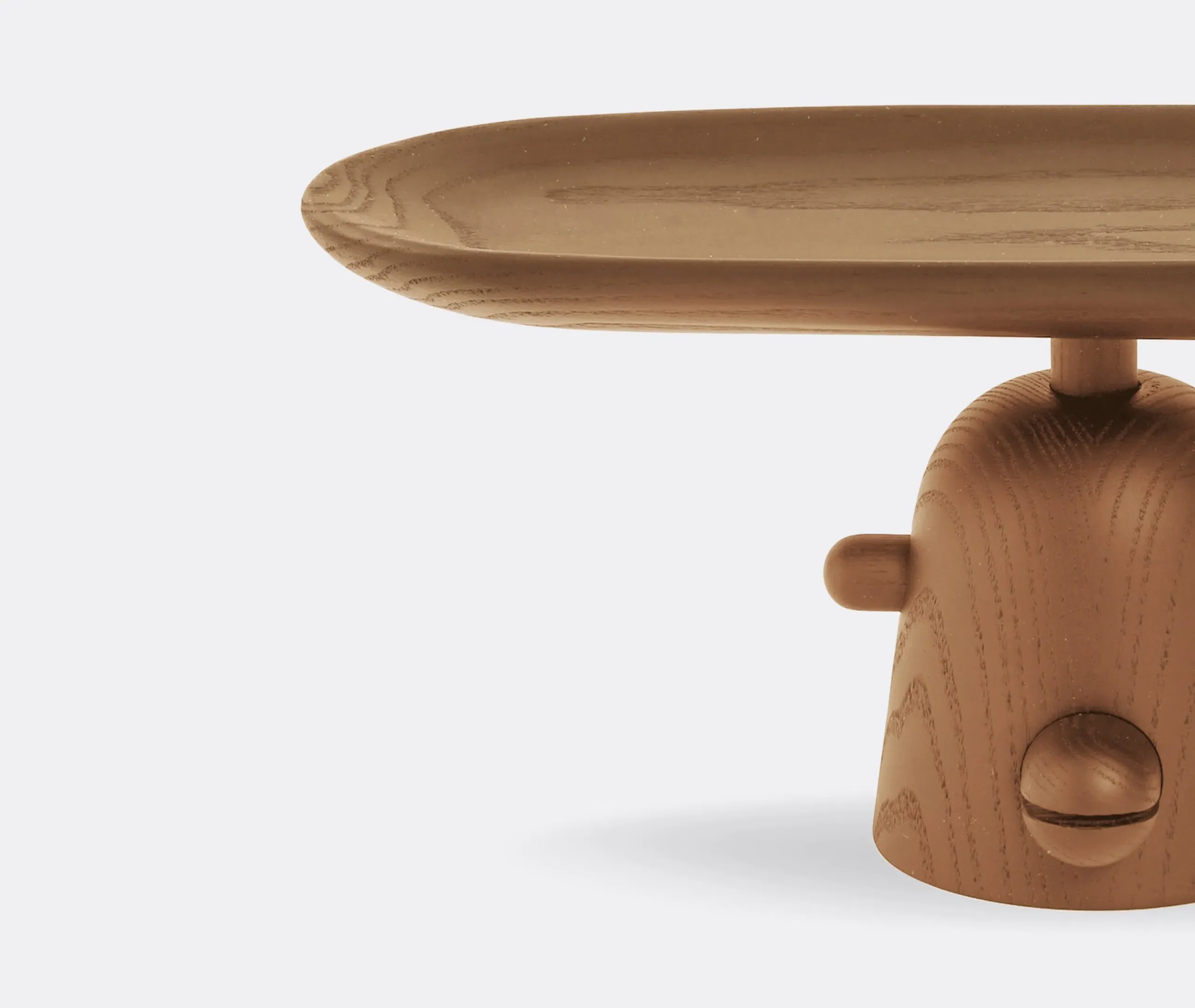 Low Centrepiece - Brown, Walnut Wood
