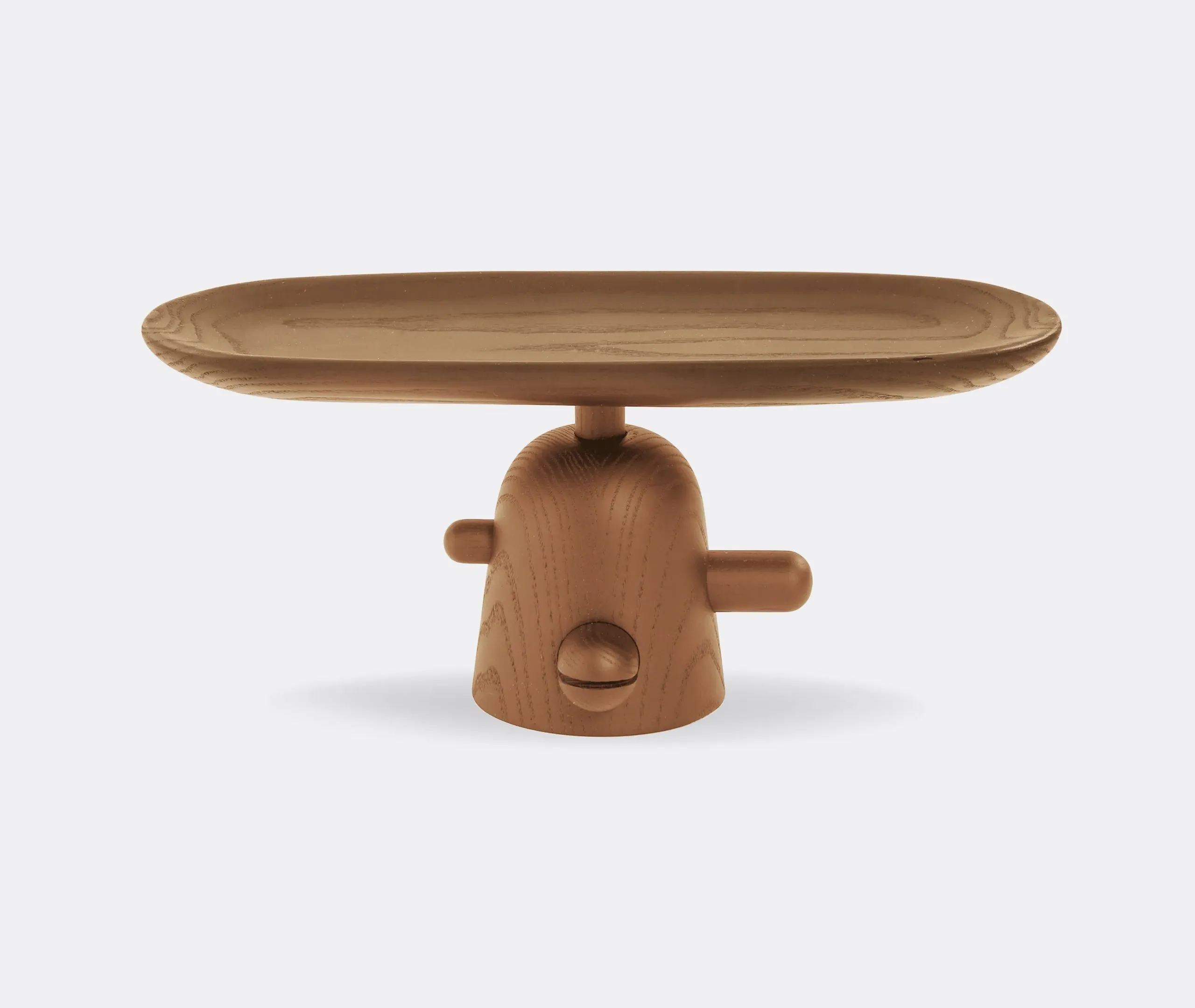 Low Centrepiece - Brown, Walnut Wood