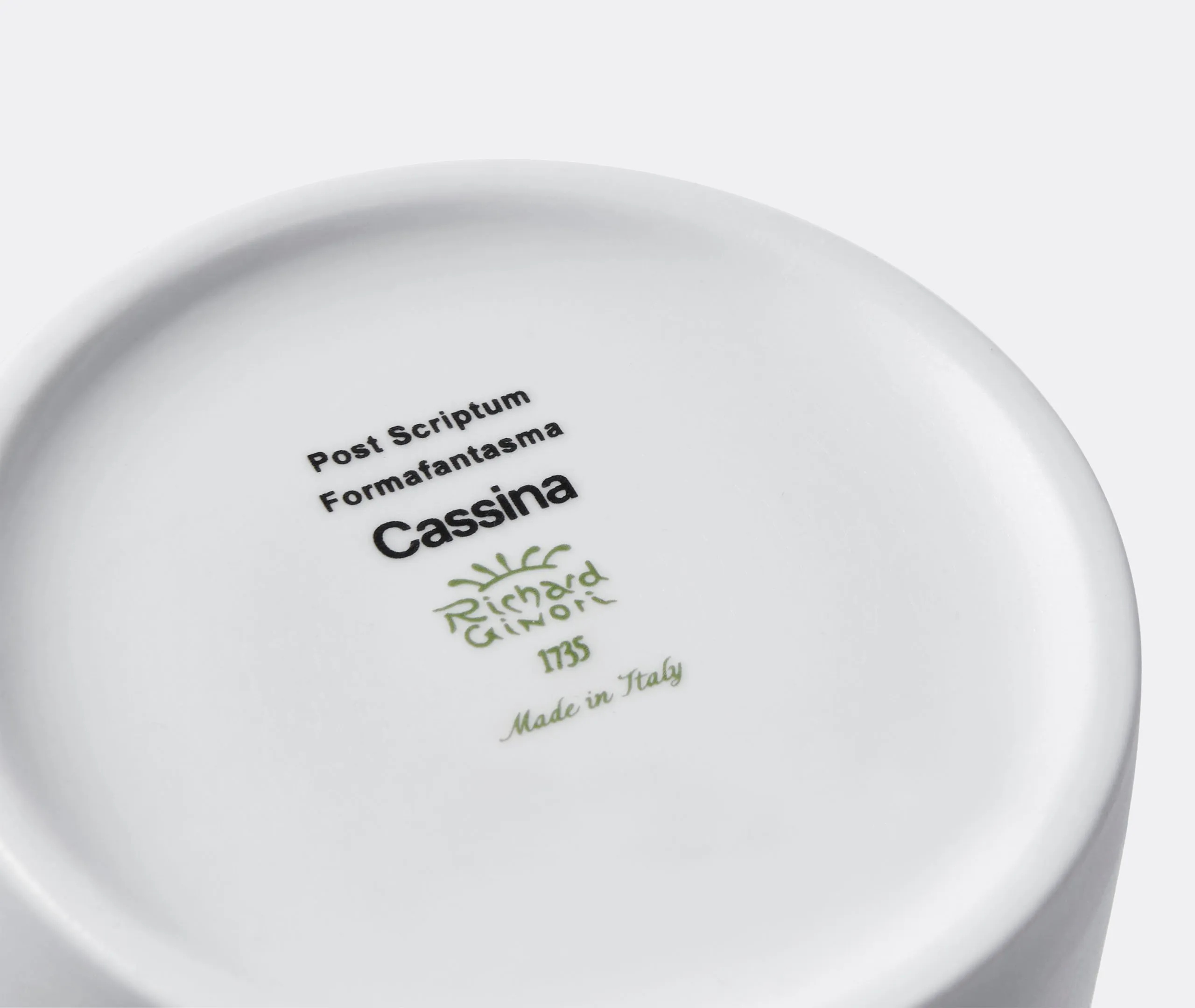 Low Spherical Container - White, Porcelain