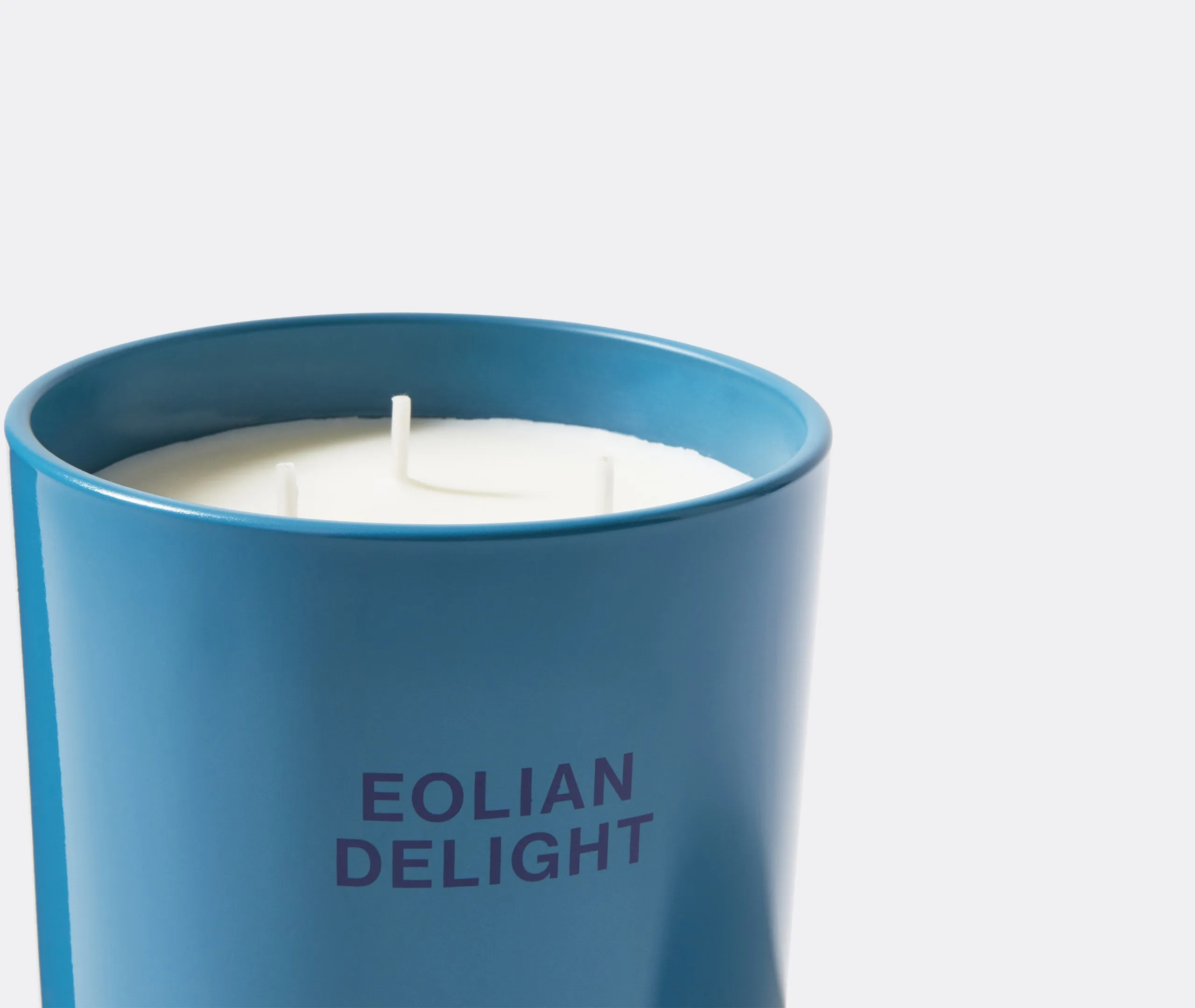 Medium Scented Candle - Light Blue, Glass
