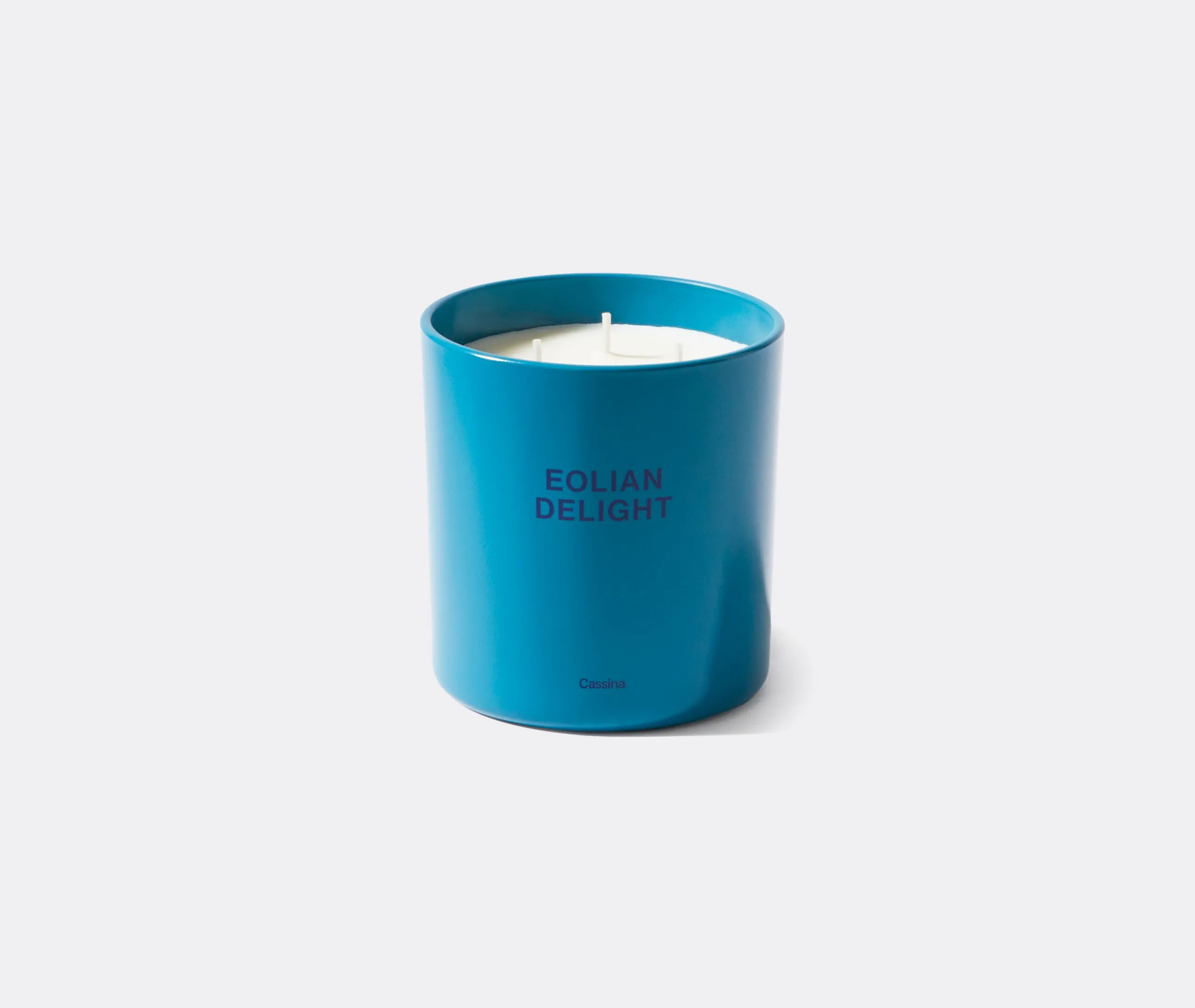 Medium Scented Candle - Light Blue, Glass