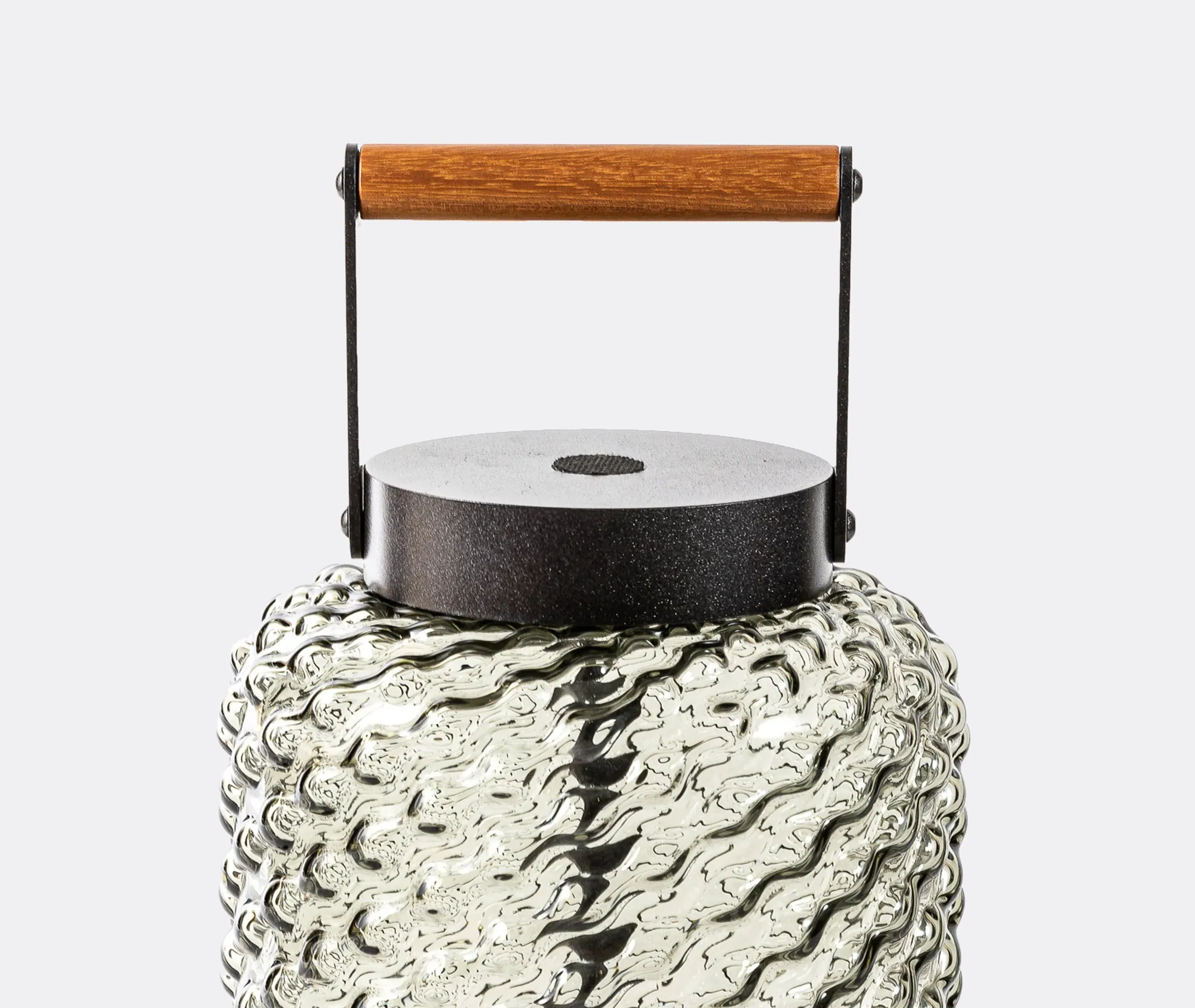 Outdoor Lamp with Handle - Transparent, Glass
