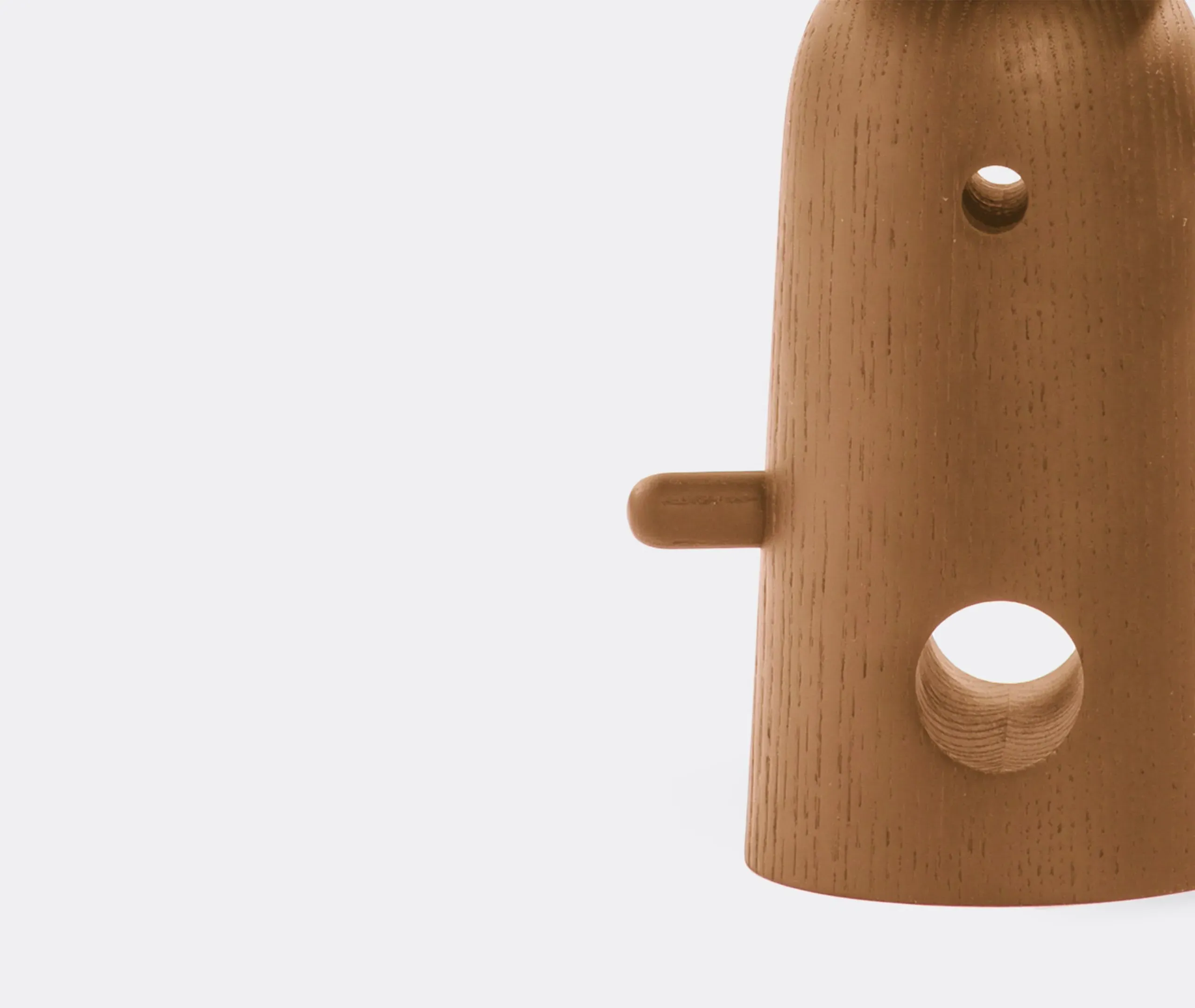 Réaction Poétique Tall Centrepiece - Brown, Walnut