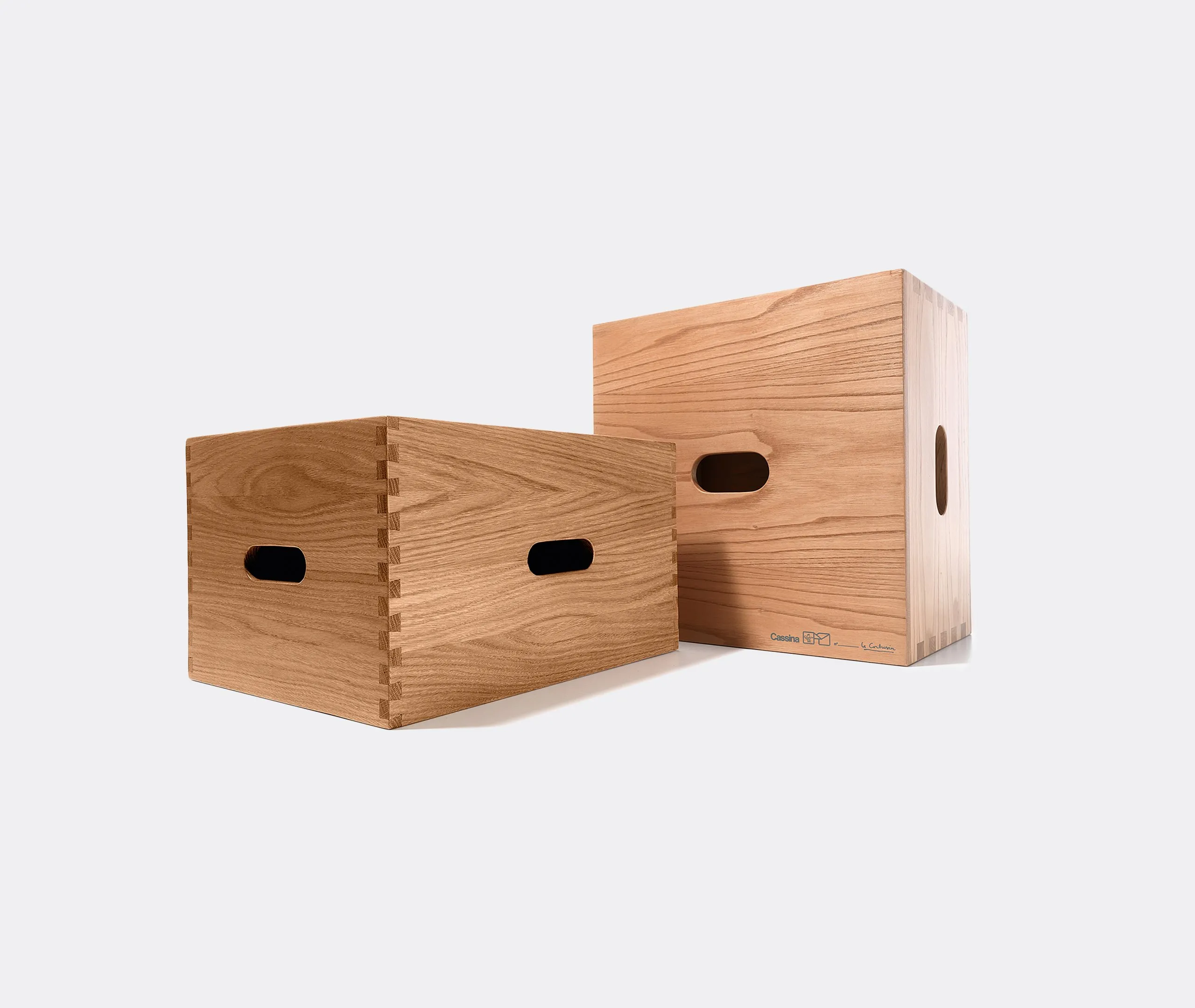 Rectangular Stool with Dovetail Joints - Brown, Chestnut