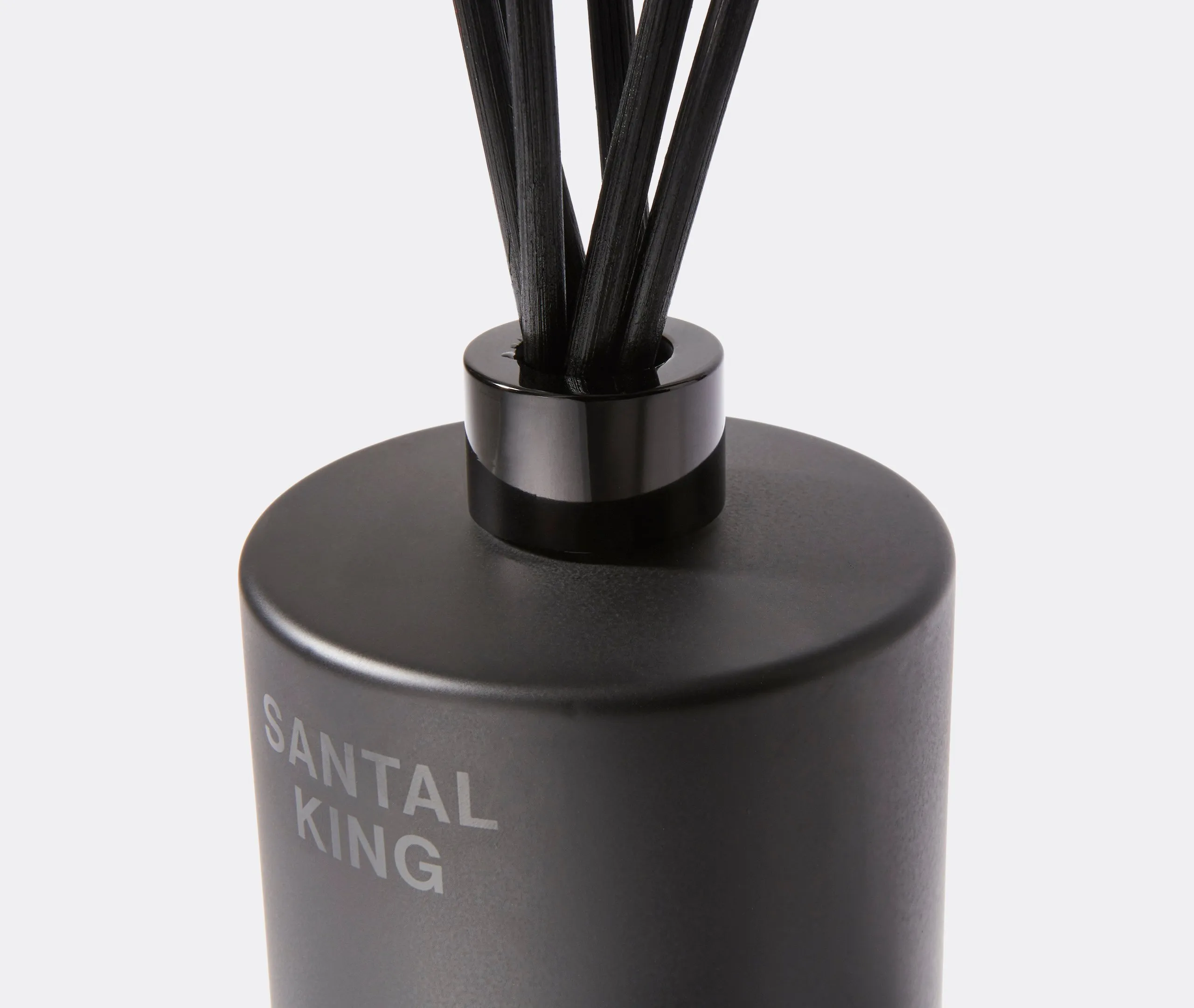 Reed Diffuser with Santal Scent - Black, Glass