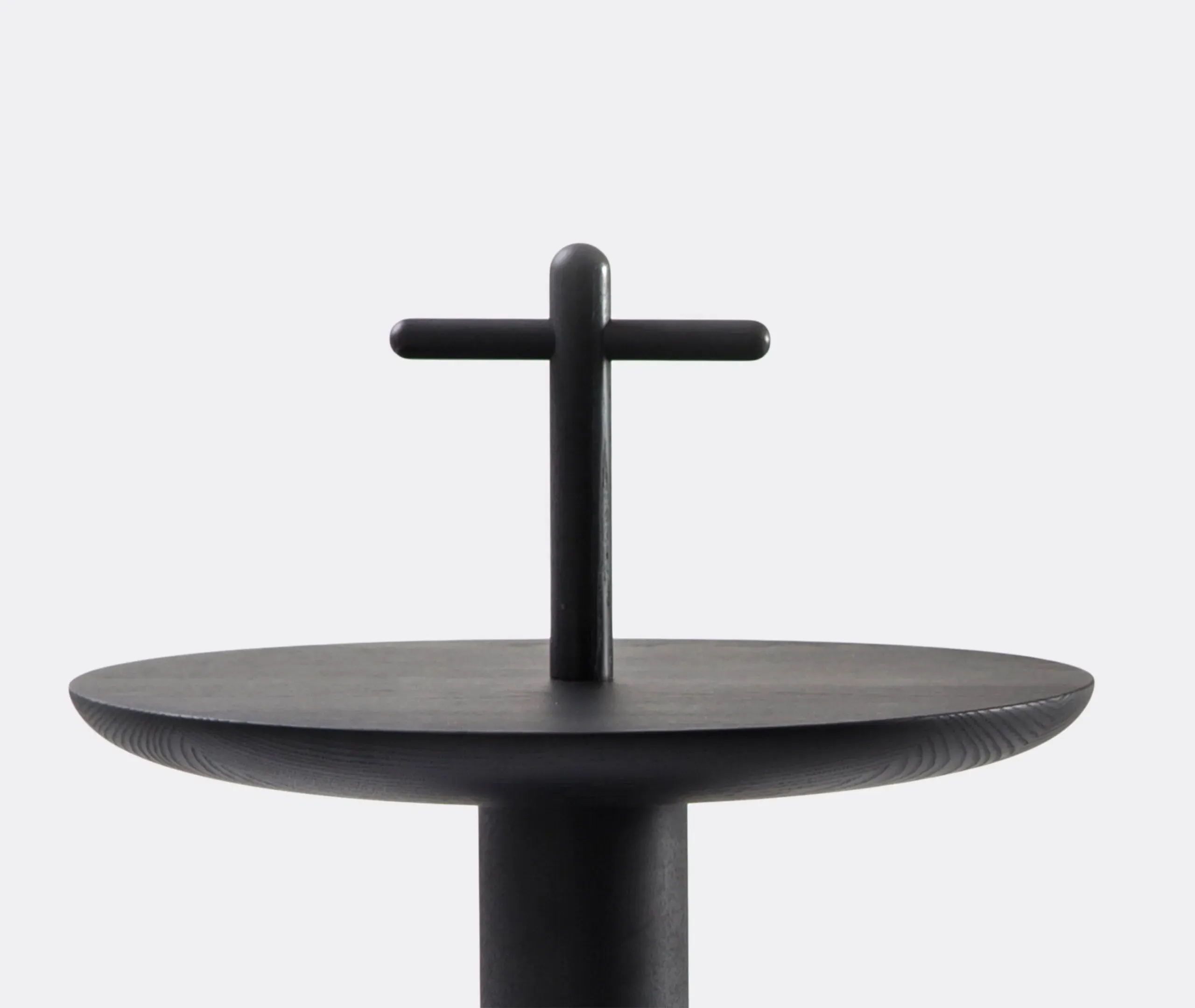 Sculptural Dining Table - Black, Ash Wood