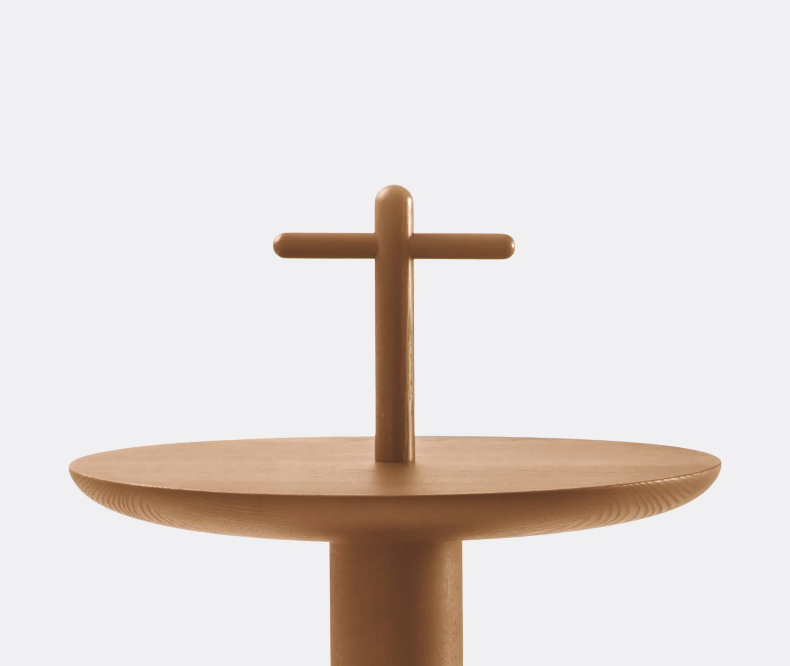 Sculptural Dining Table - Brown, Walnut Wood