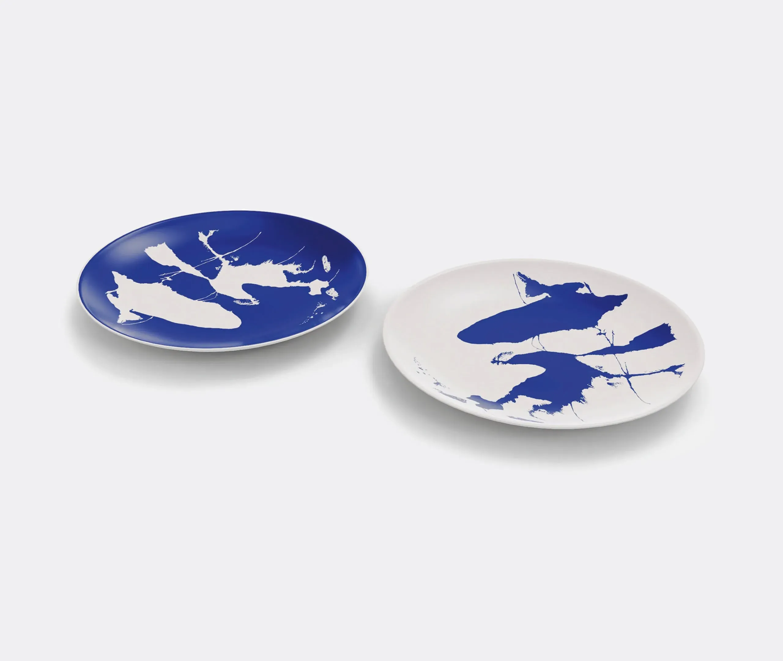 Set of 2 Placeholder Plates - Multicolor, Porcelain