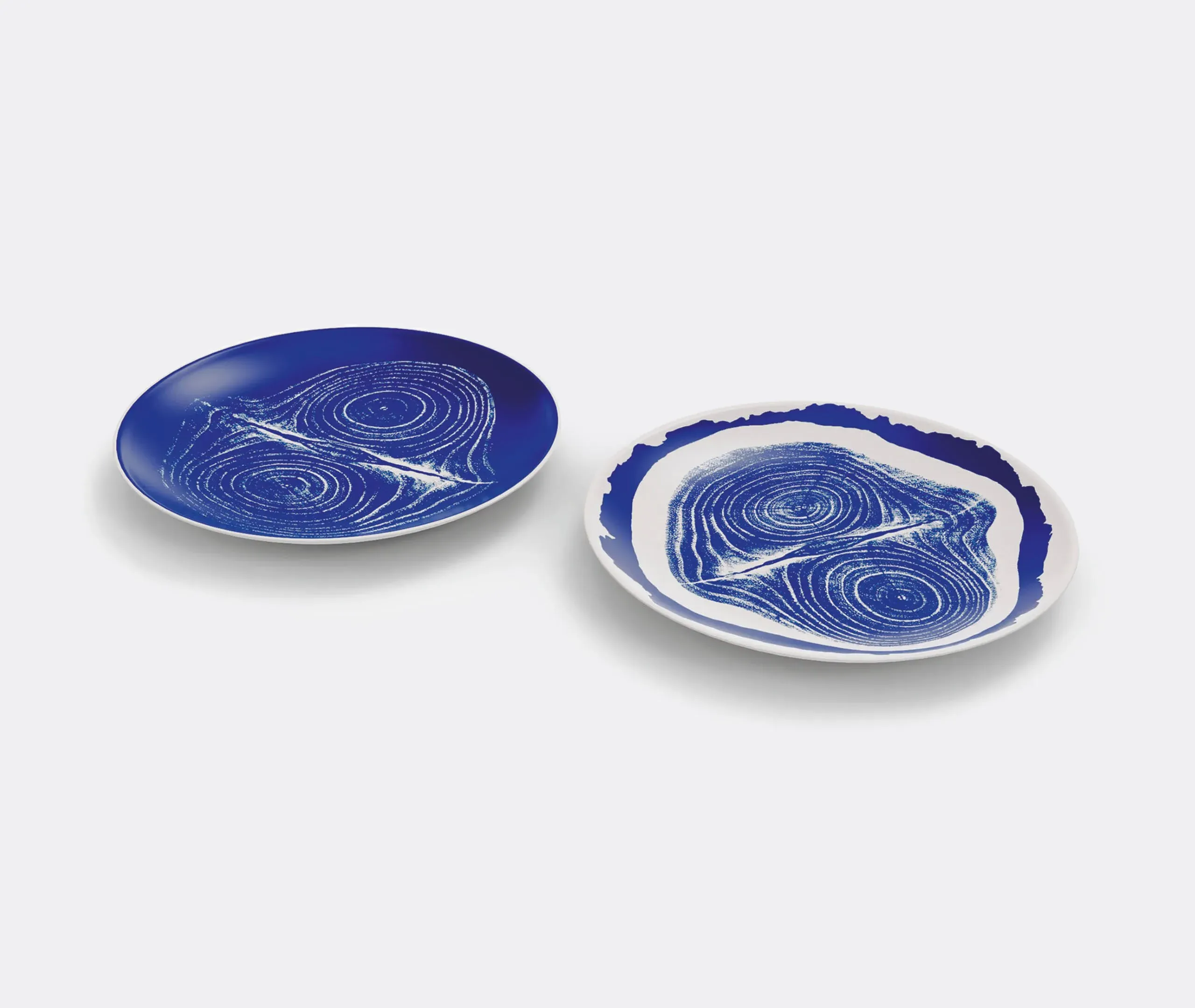 Set of 2 Placeholder Plates - Multicolor, Porcelain