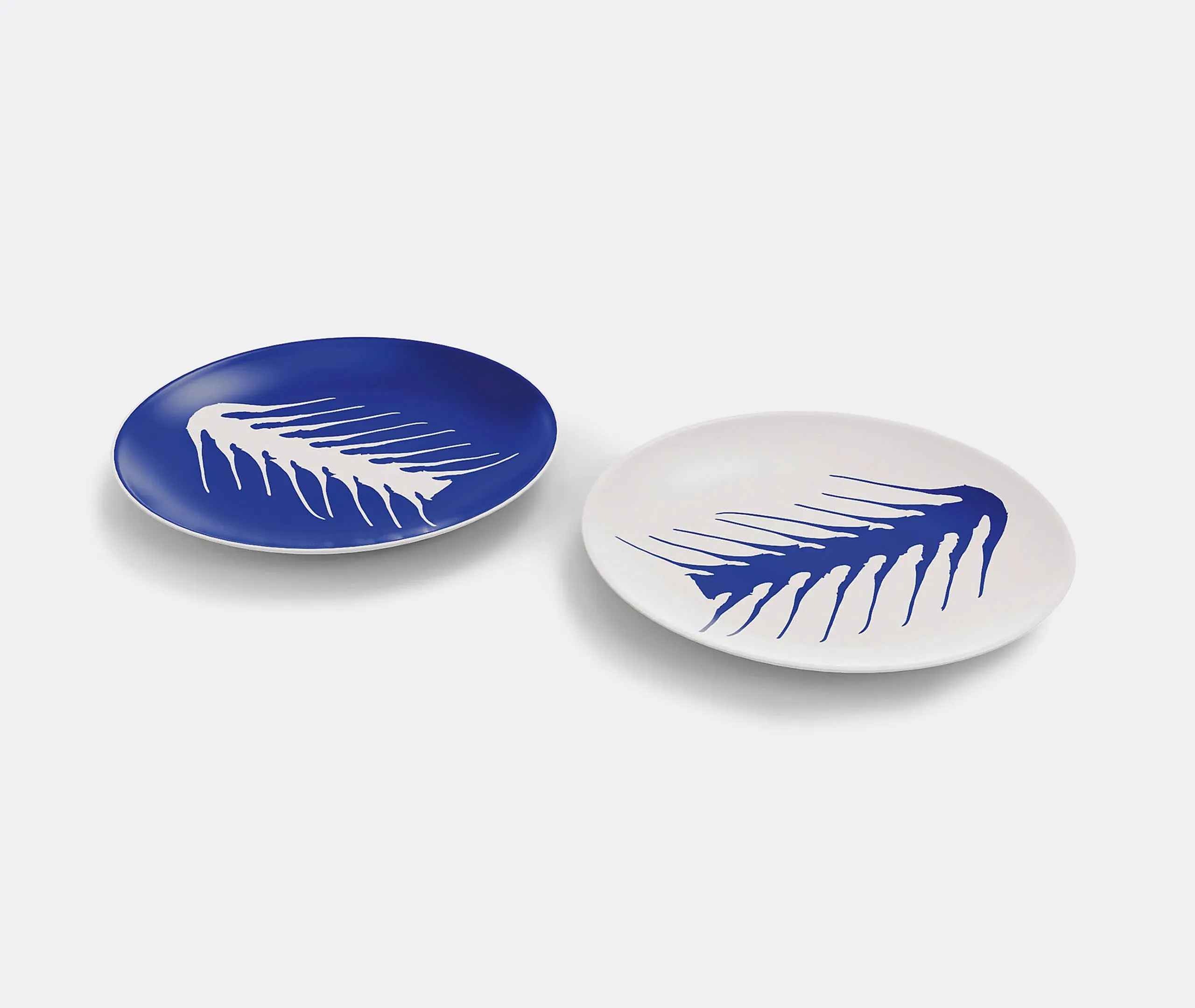 Set of 2 Placeholder Plates - Multicolor, Porcelain
