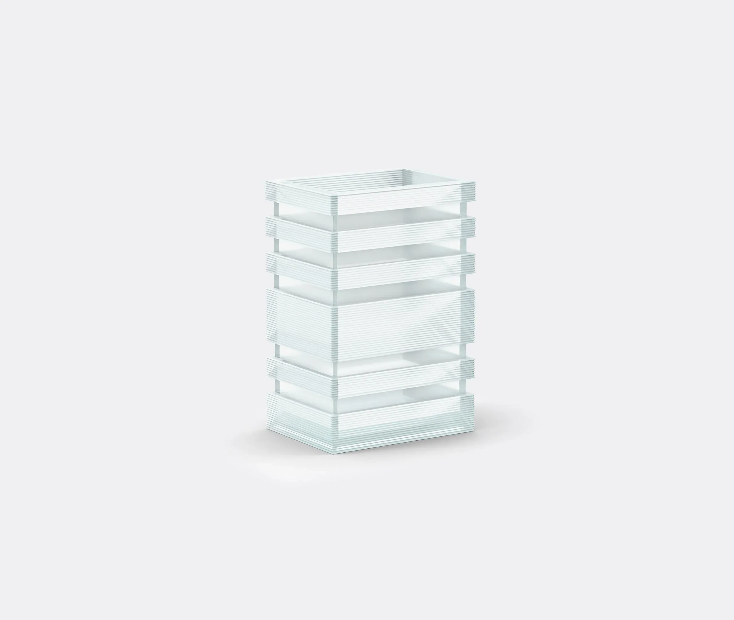 Skyscraper Vase - Clear, Glass image