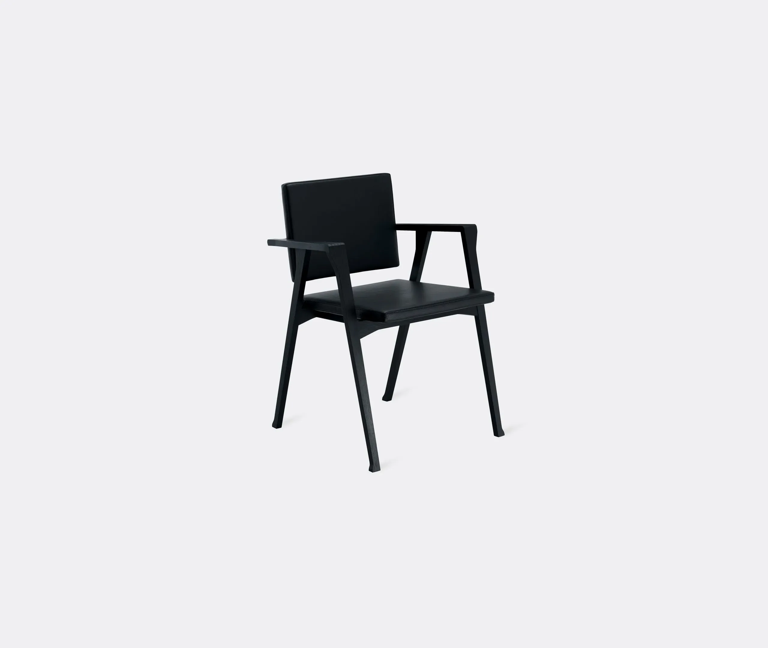 Small Armchair - Black, Leather