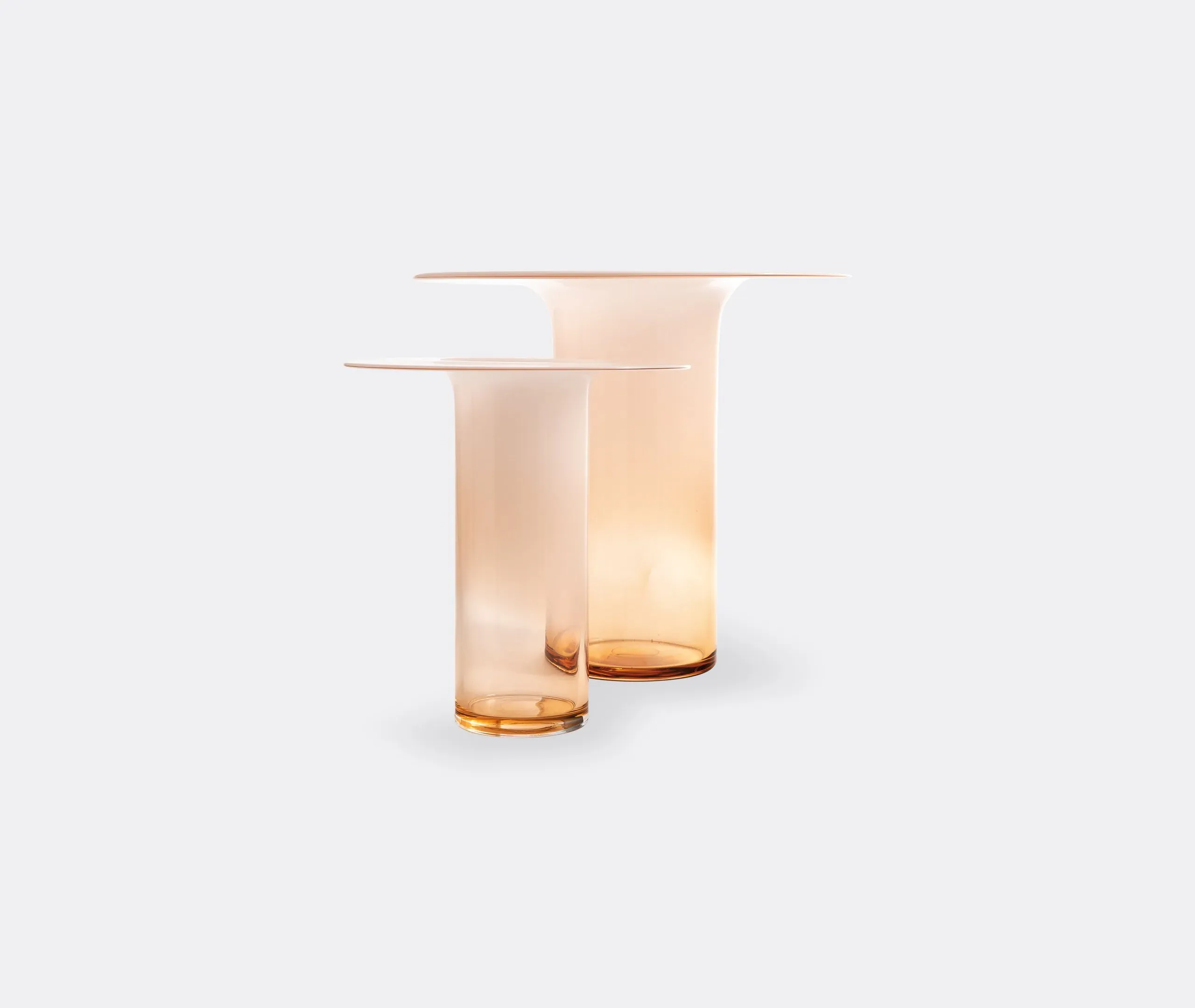 Small Silvan Vase - Pink, Hand-Blown Glass