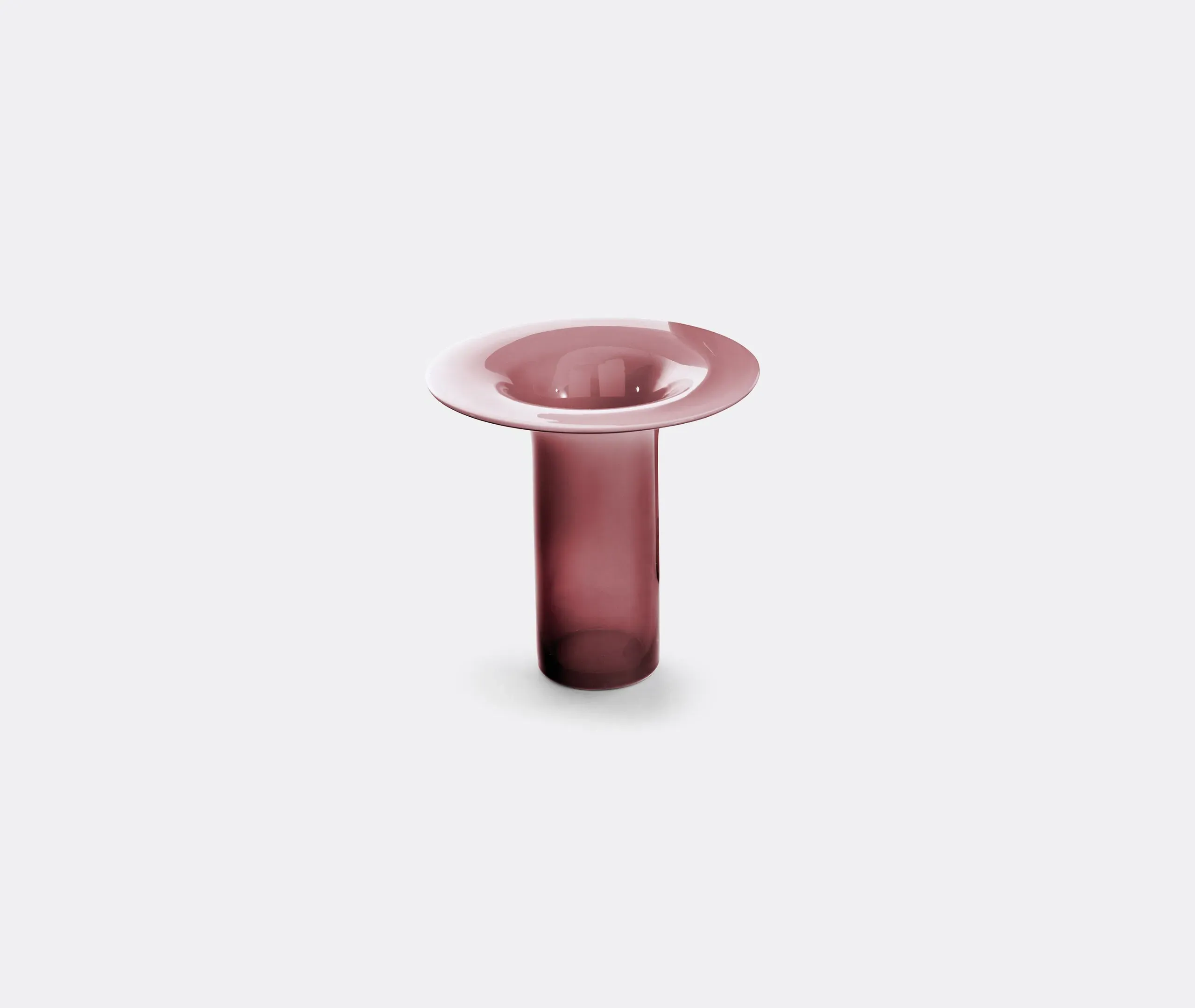 Small Vase - Violet, Hand-Blown Glass image