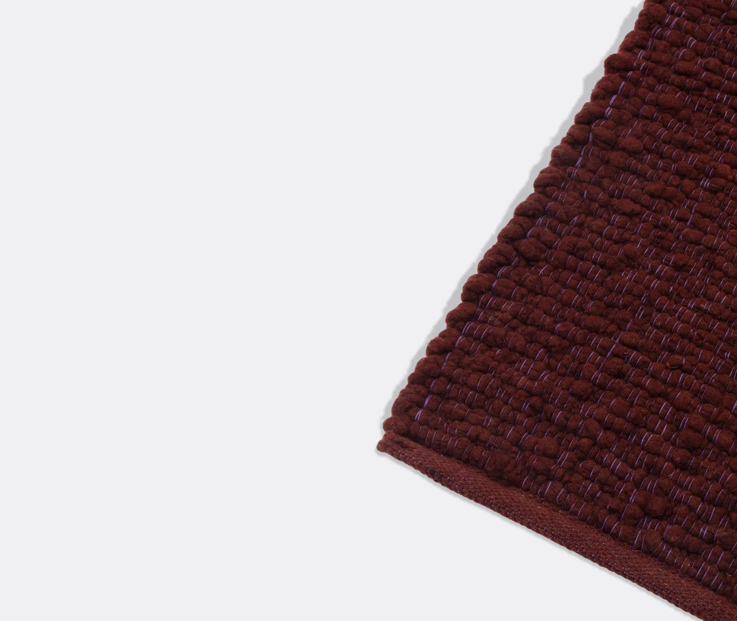 Medium Handwoven Rug - Espresso, Wool