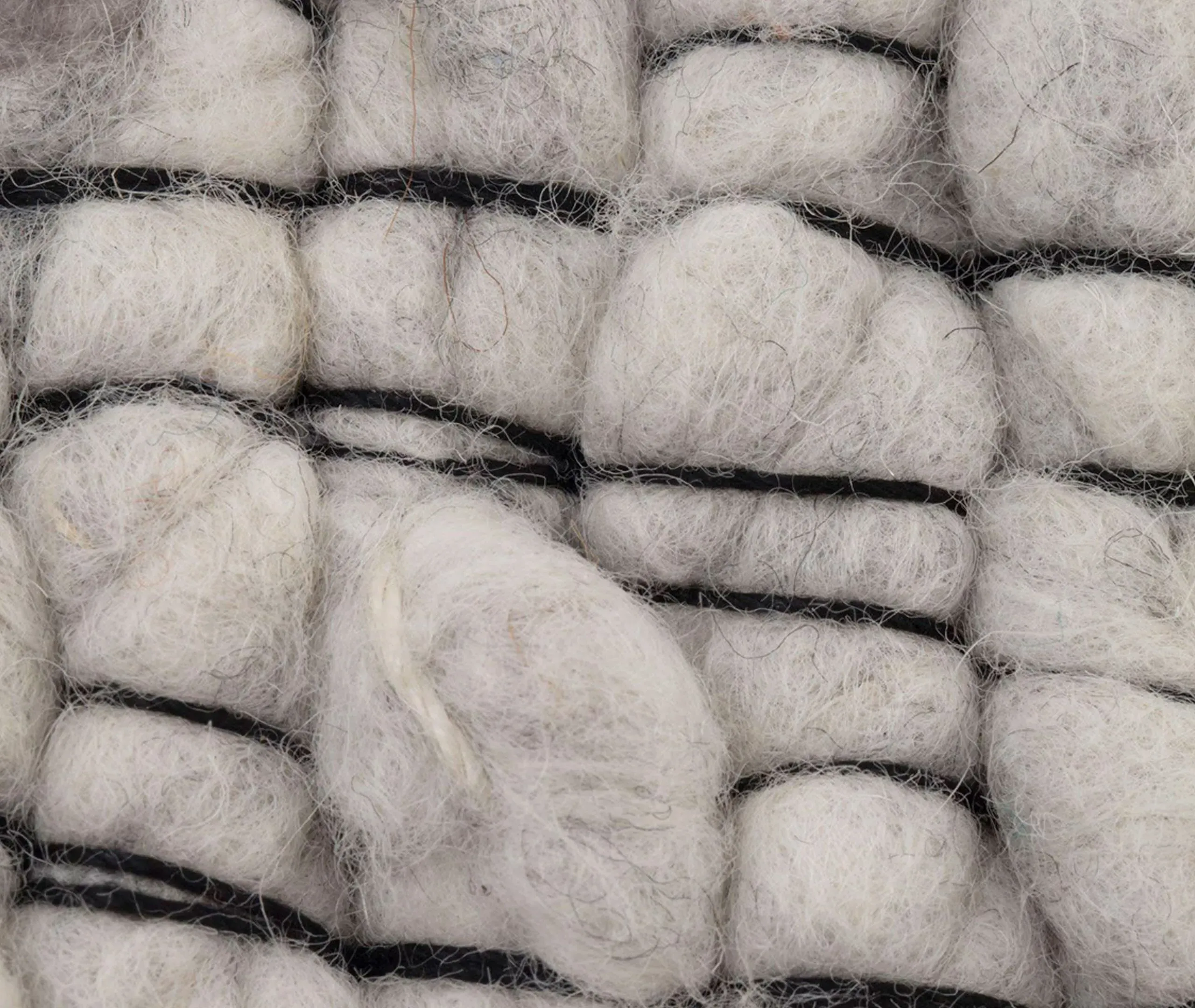 Medium Handwoven Rug - Macchiato, Wool