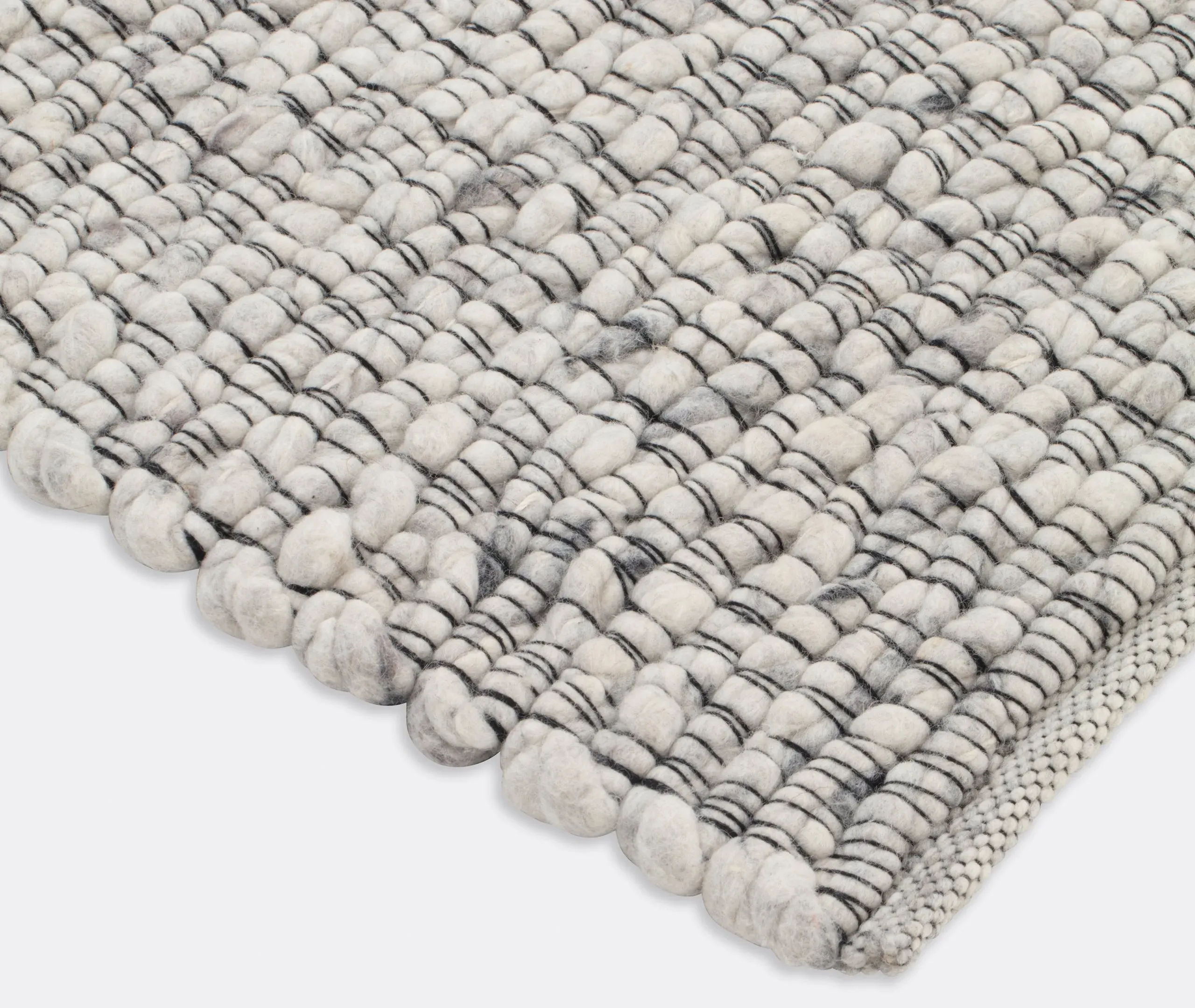 Medium Handwoven Rug - Macchiato, Wool
