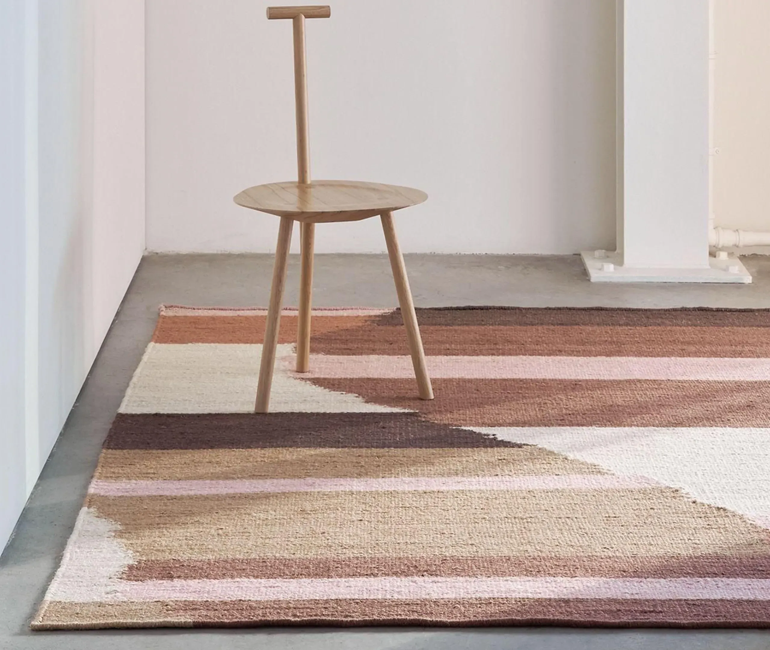 Small Onda Rug - Multicolor, Jute