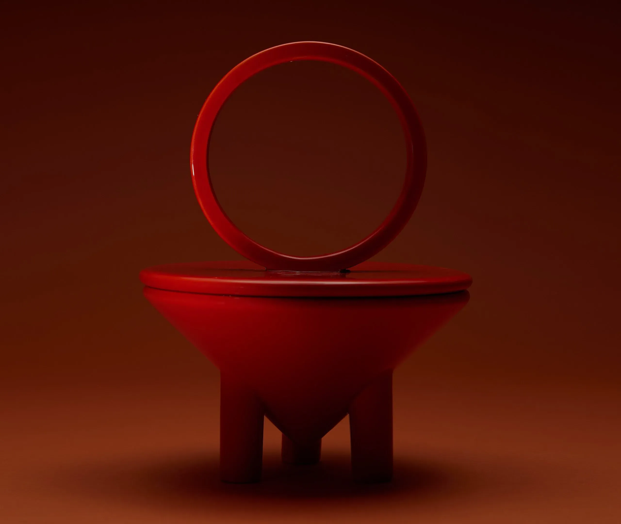 Cachi Drop Candle - Orange, Ceramic