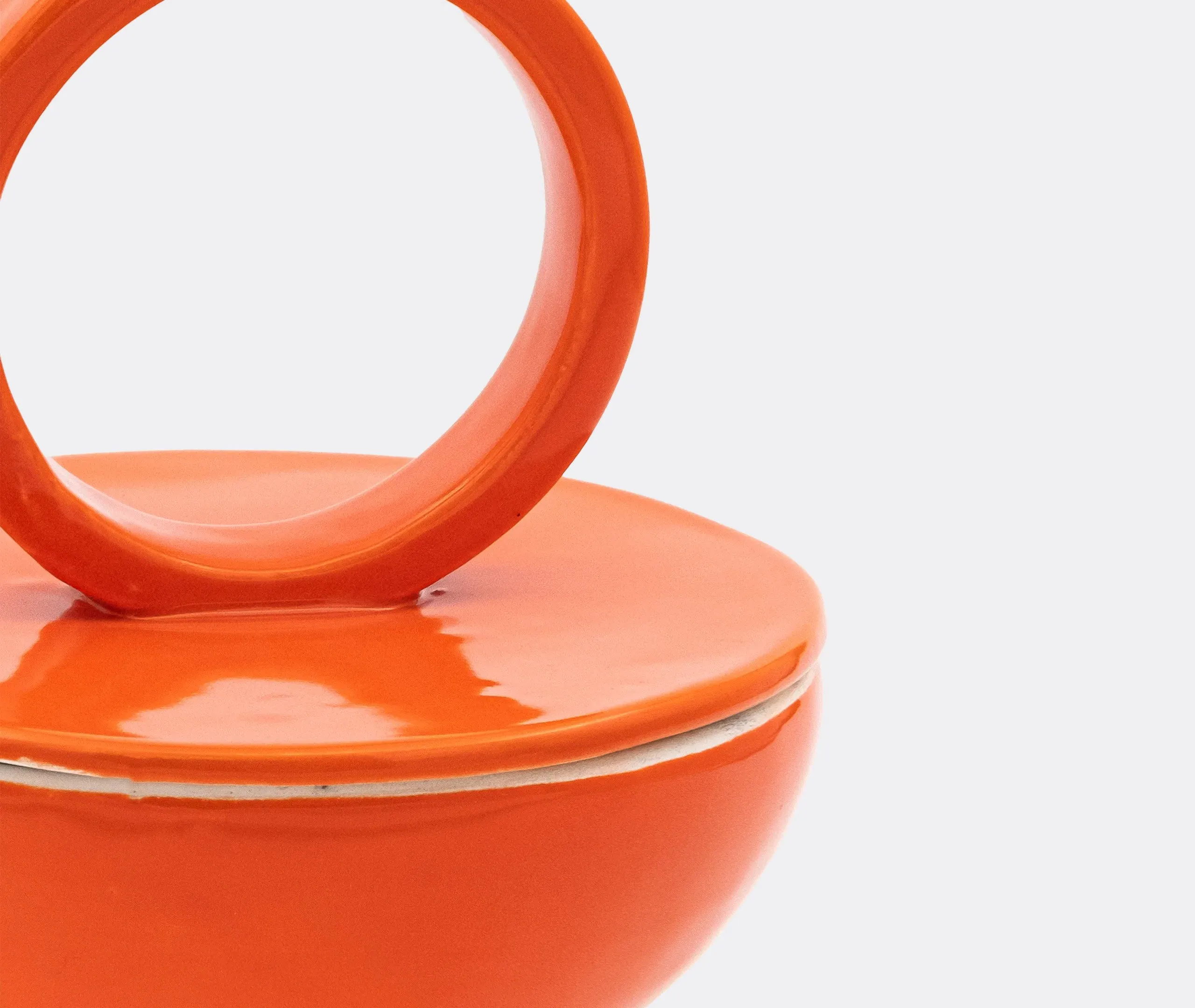 Cachi Wok Candle - Orange, Ceramic