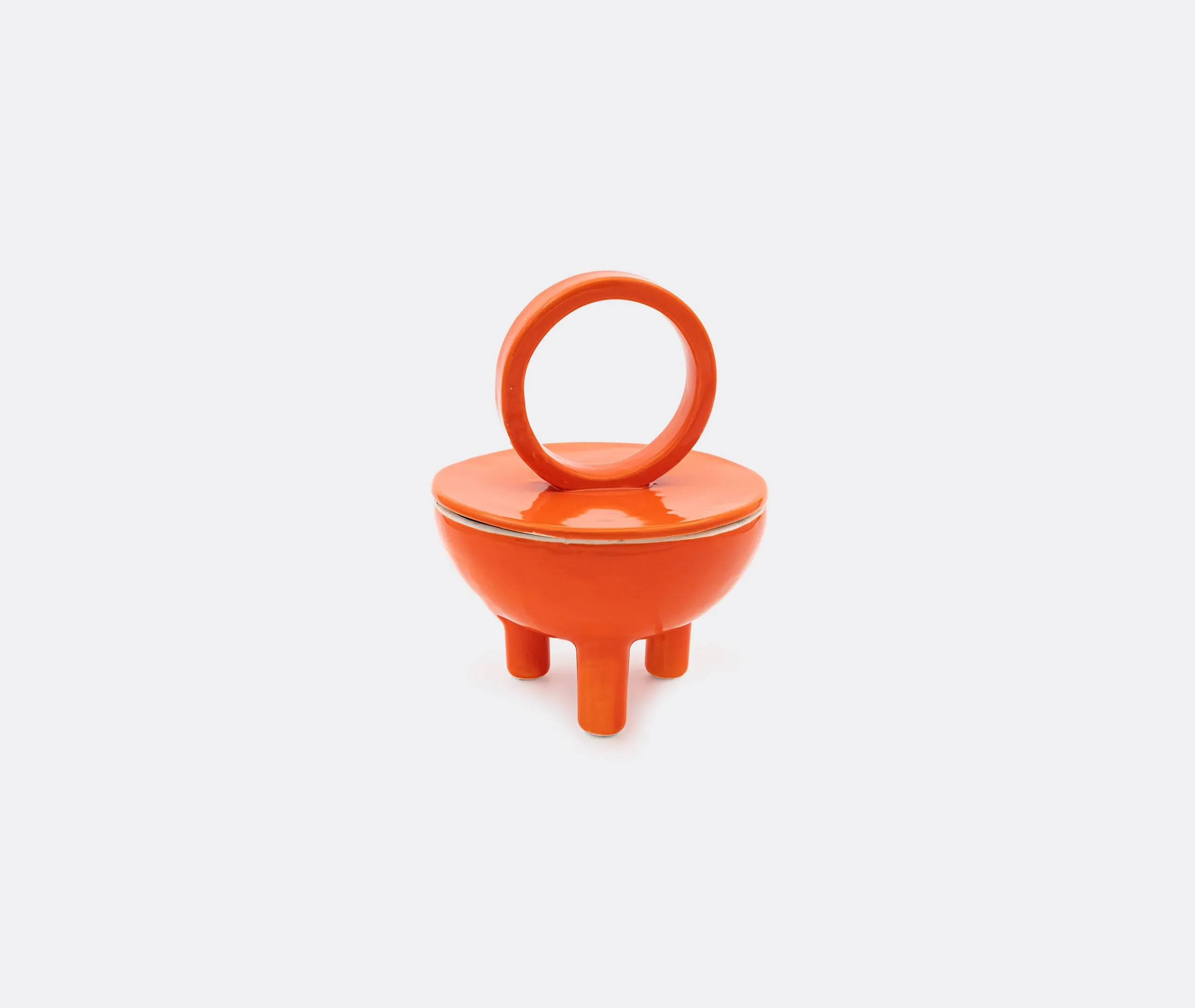 Cachi Wok Candle - Orange, Ceramic