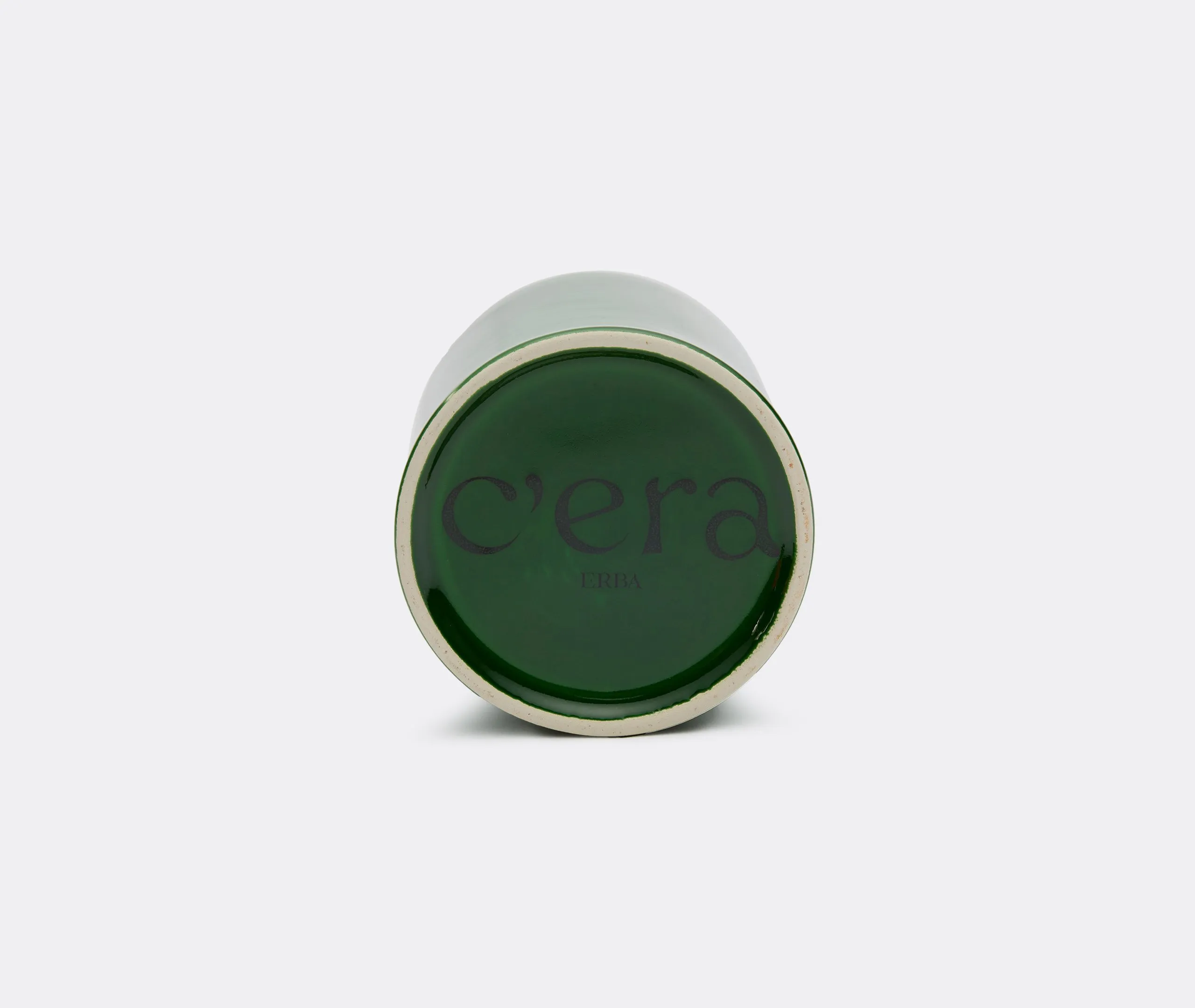 Erba Tumb Candle - Green, Ceramic
