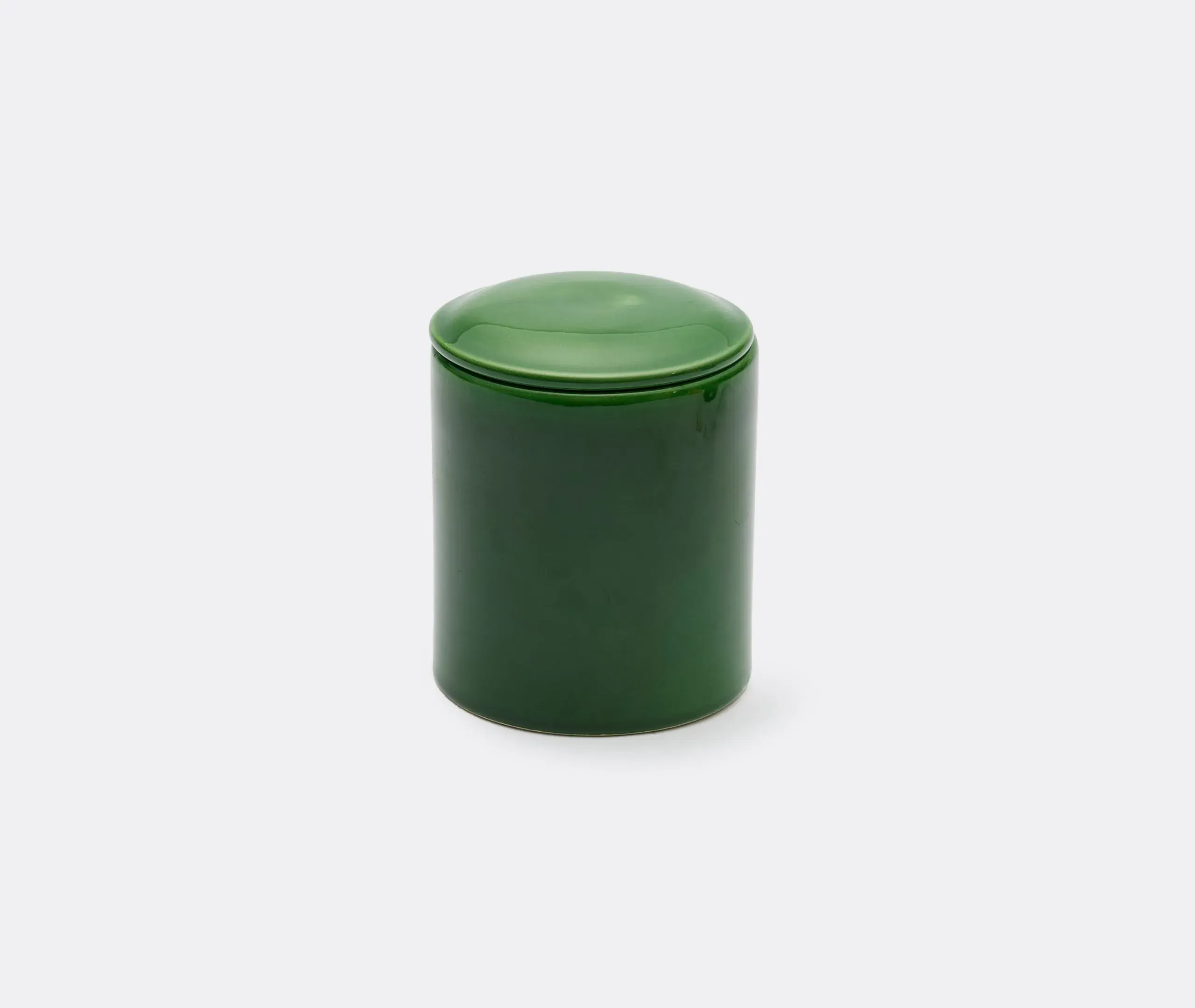 Erba Tumb Candle - Green, Ceramic image