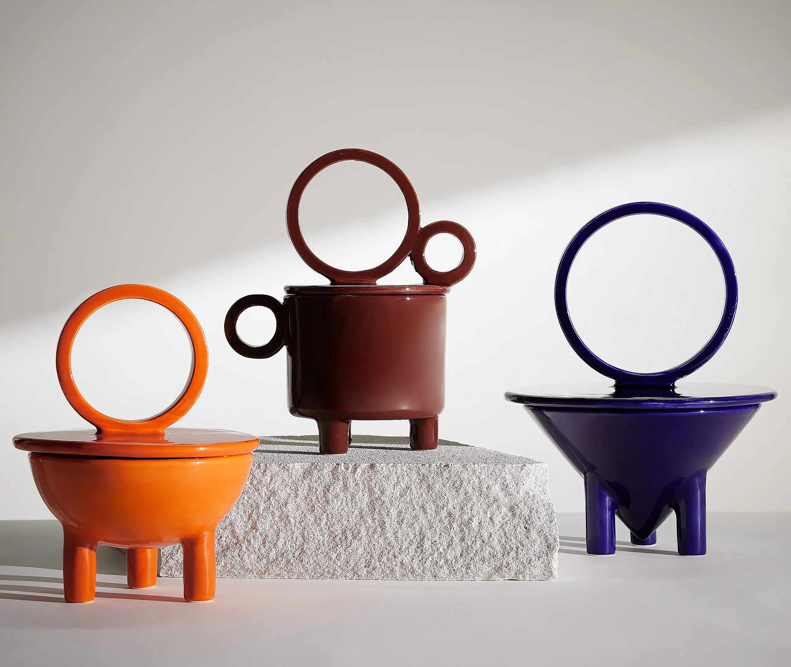 Salsedine Drop Candle - Blue, Ceramic