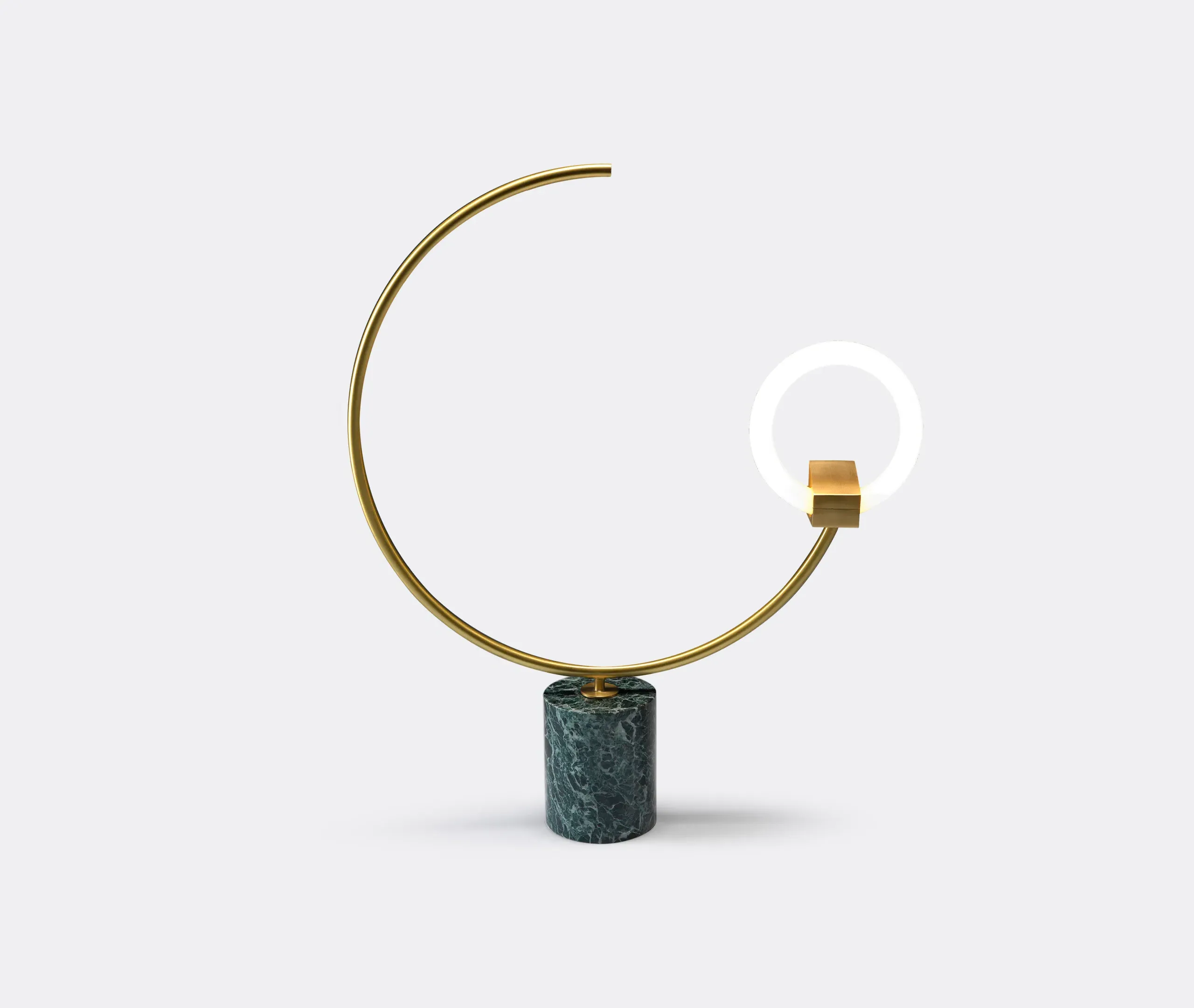 Arges Table Lamp - Green, Marble image