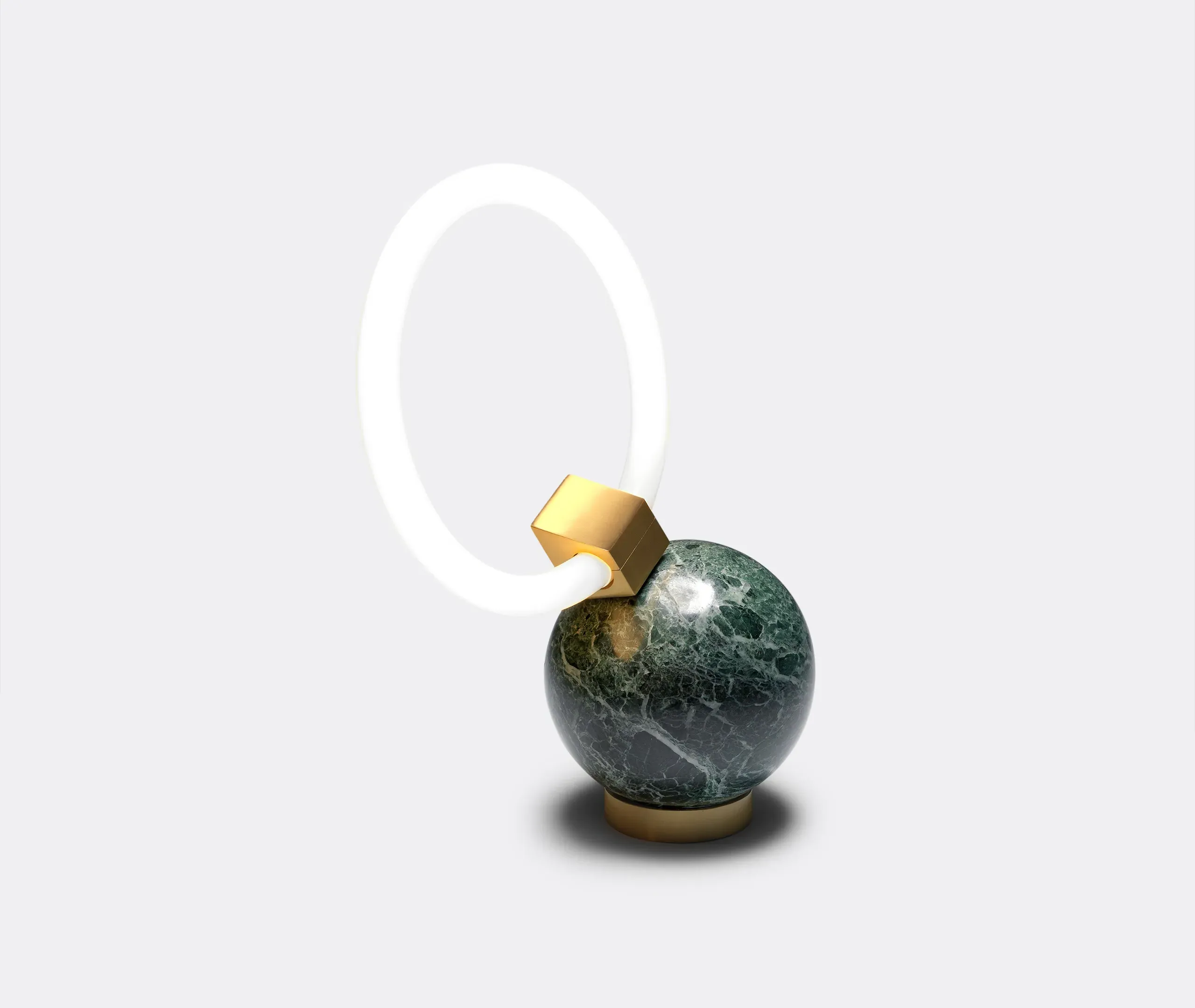 CT Light Olei Large Floor Lamp - Green, Marble alternate view