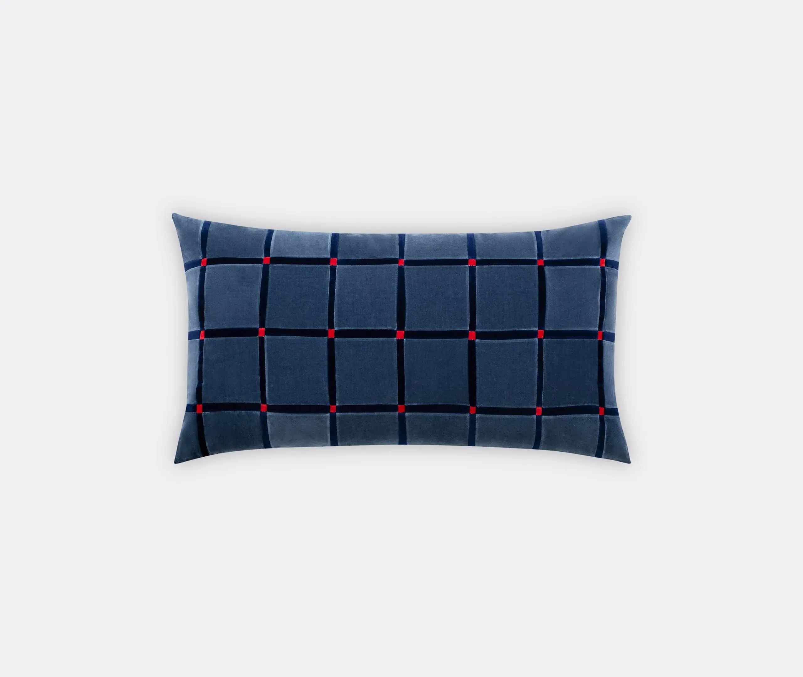 Athena Rectangular Cushion - Multicolor, Velvet image