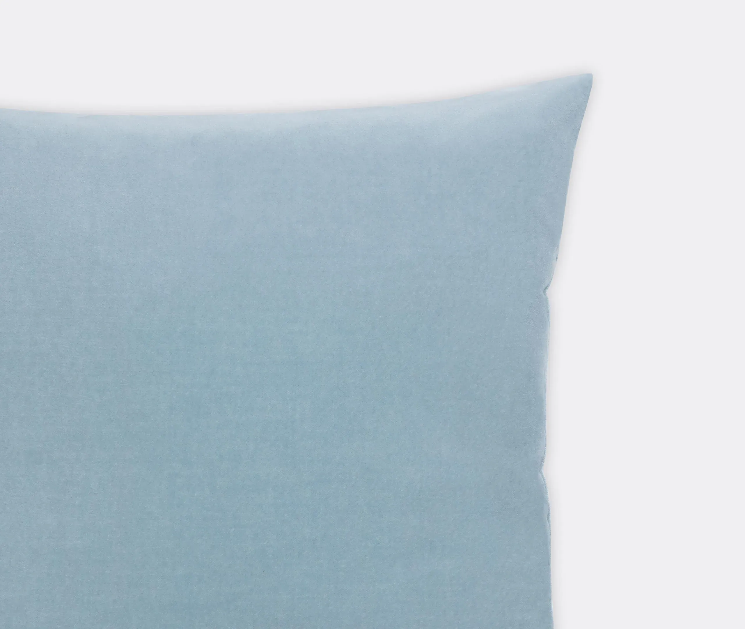 Basic Square Cushion - Blue Dust, Velvet