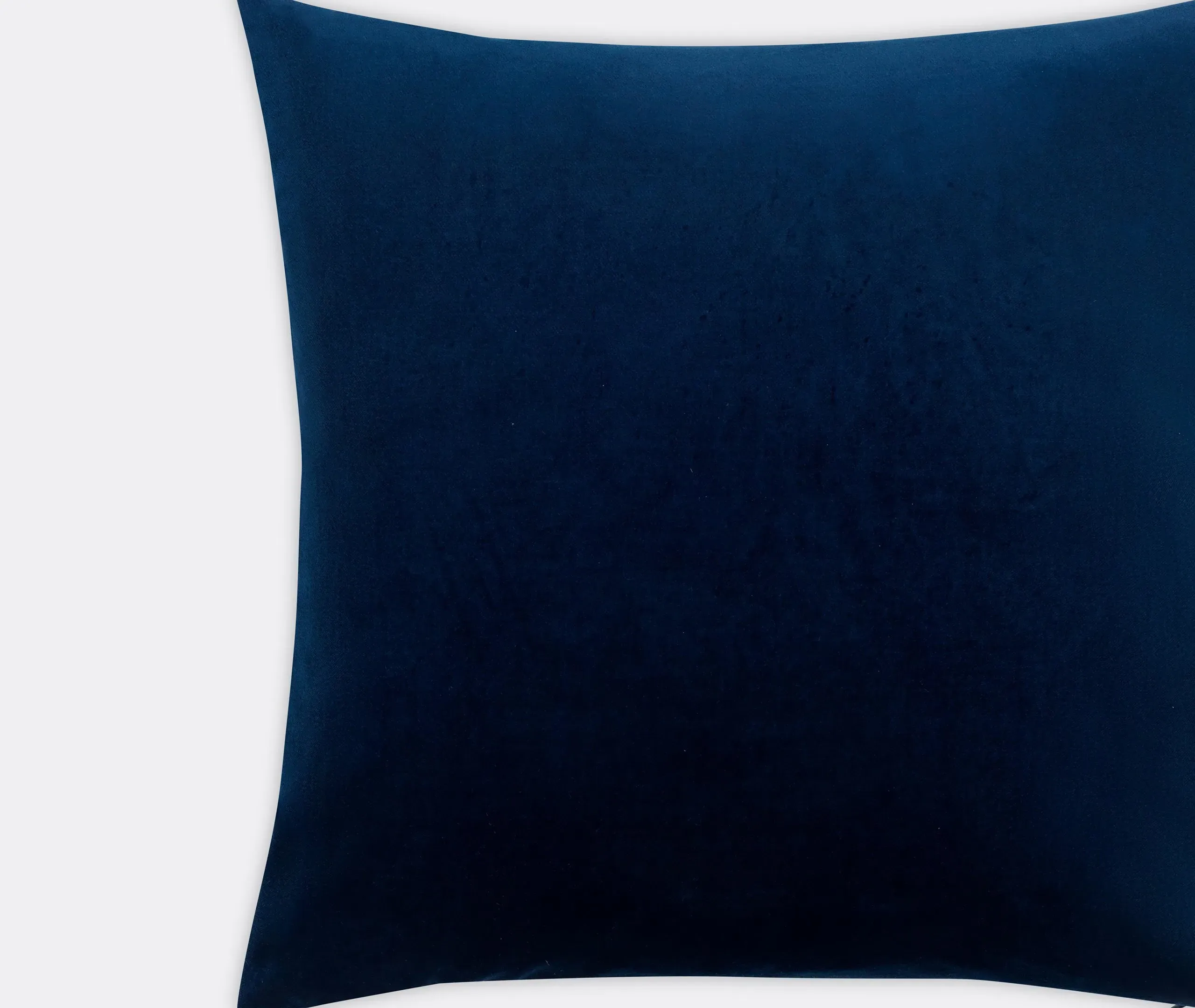 Basic Square Cushion - Denim, Velvet