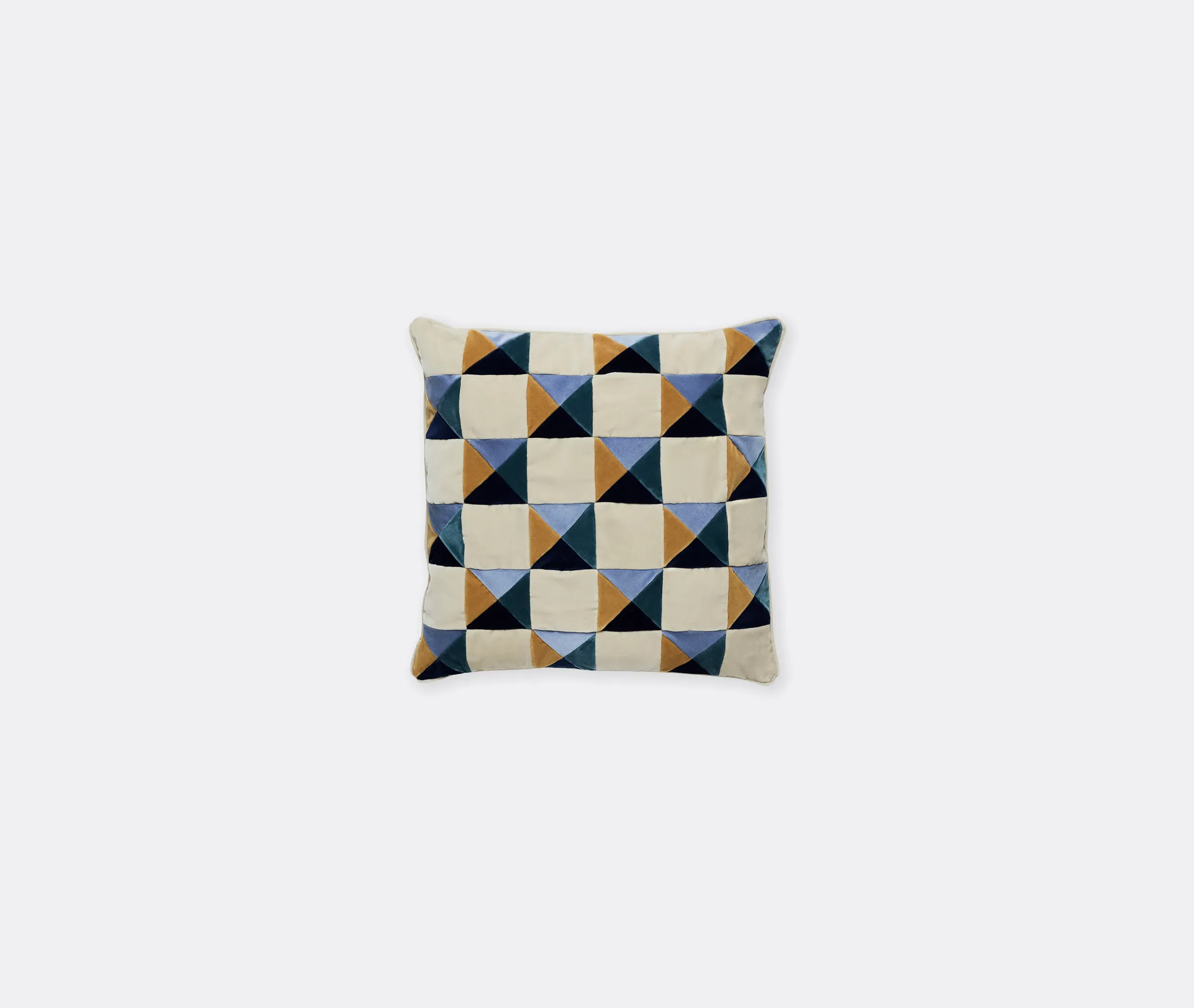 Bonnie Checkerboard Cushion - Lilac, Velvet product