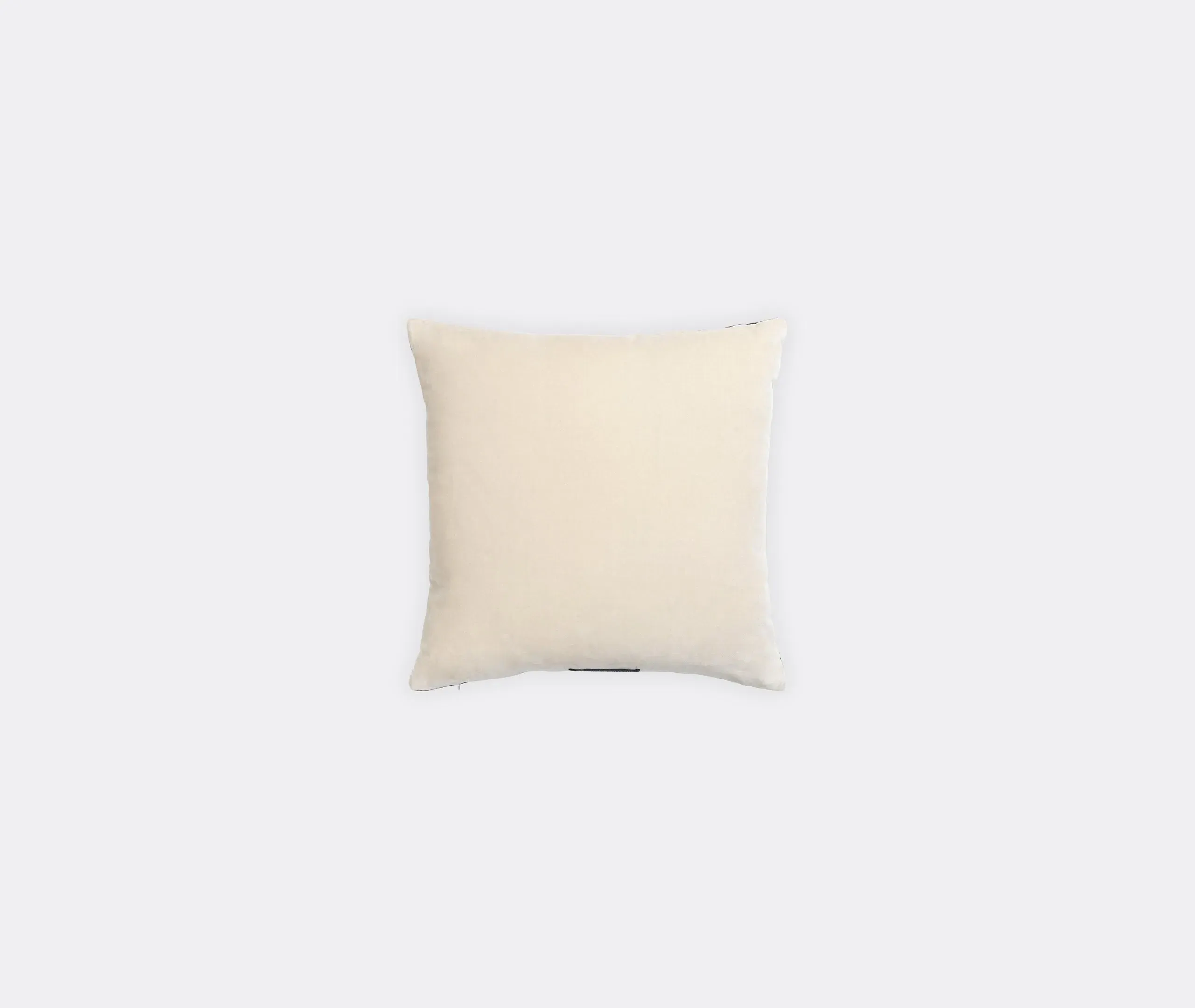 Cushion with Floral Geometry Pattern - Multicolor, Velvet