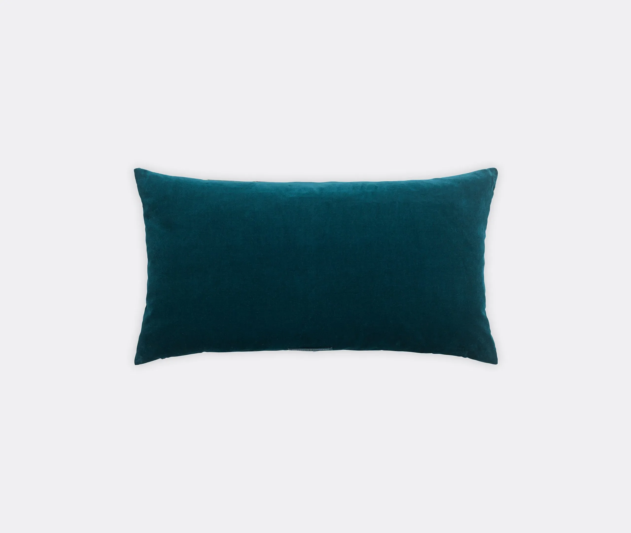 Rectangular Cushion with Diamond Panels - Dust, Velvet