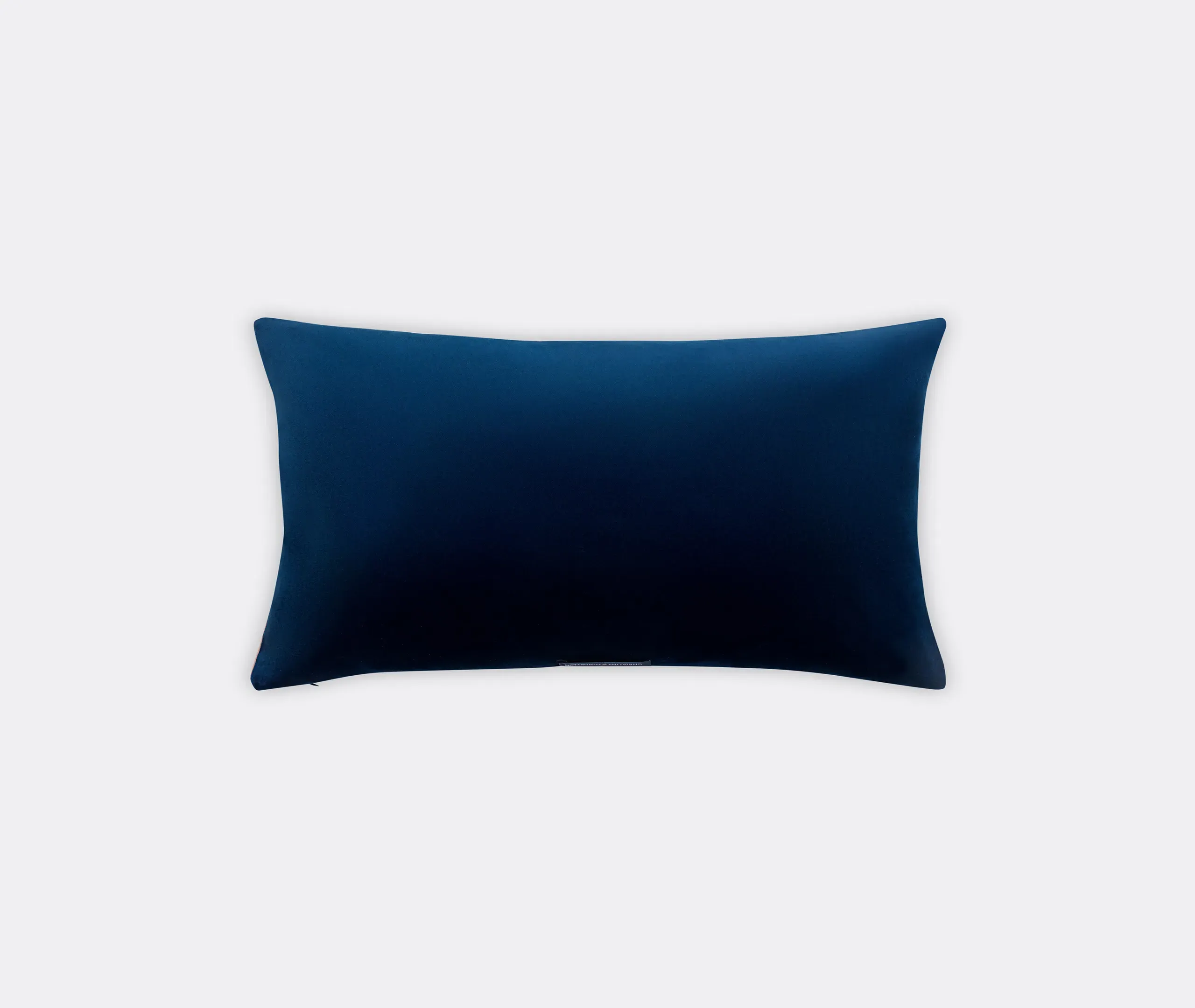 Rectangular Cushion with Panels - Multicolor, Velvet