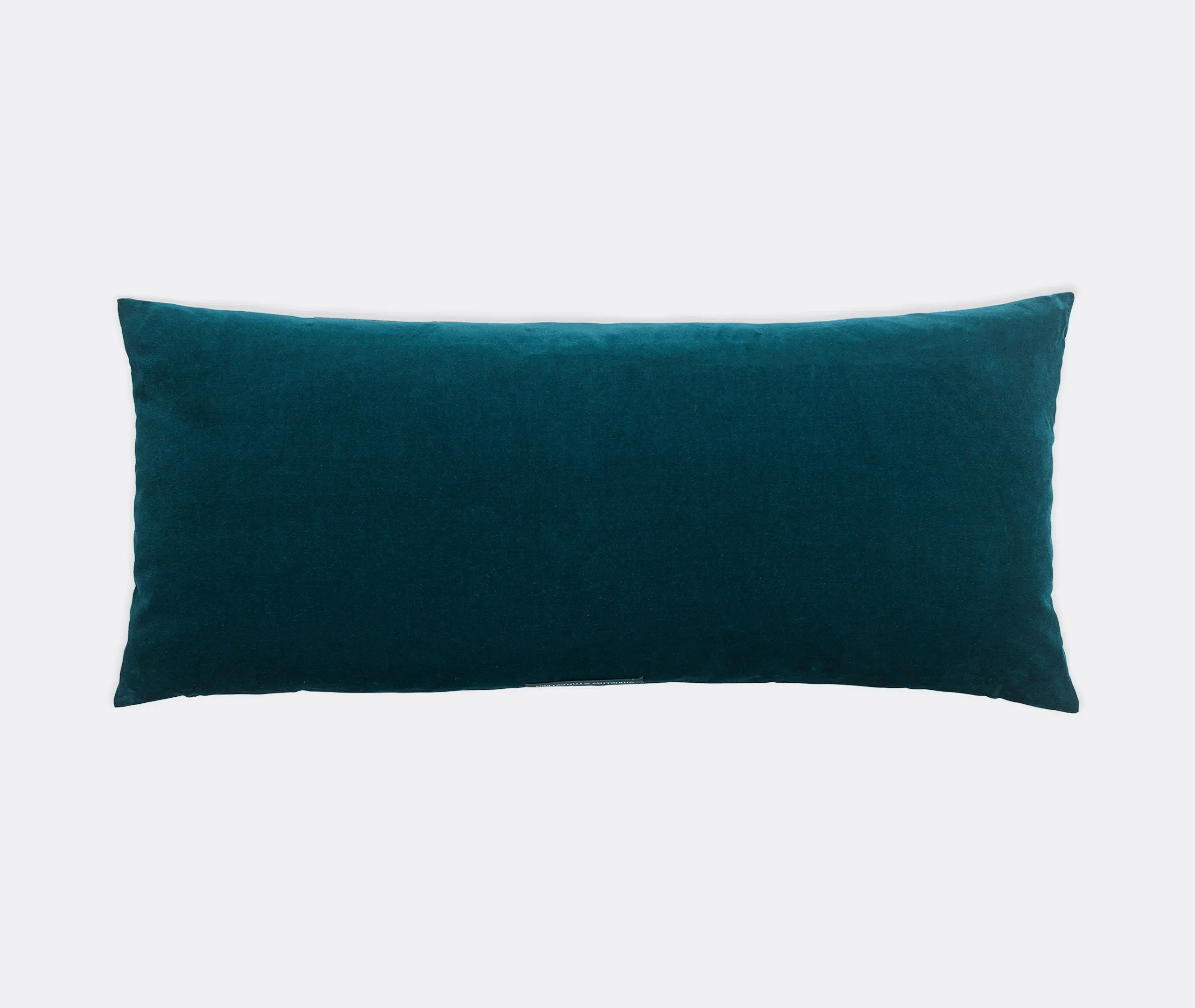 Rectangular Cushion with Tessellation Design - Multicolor, Velvet