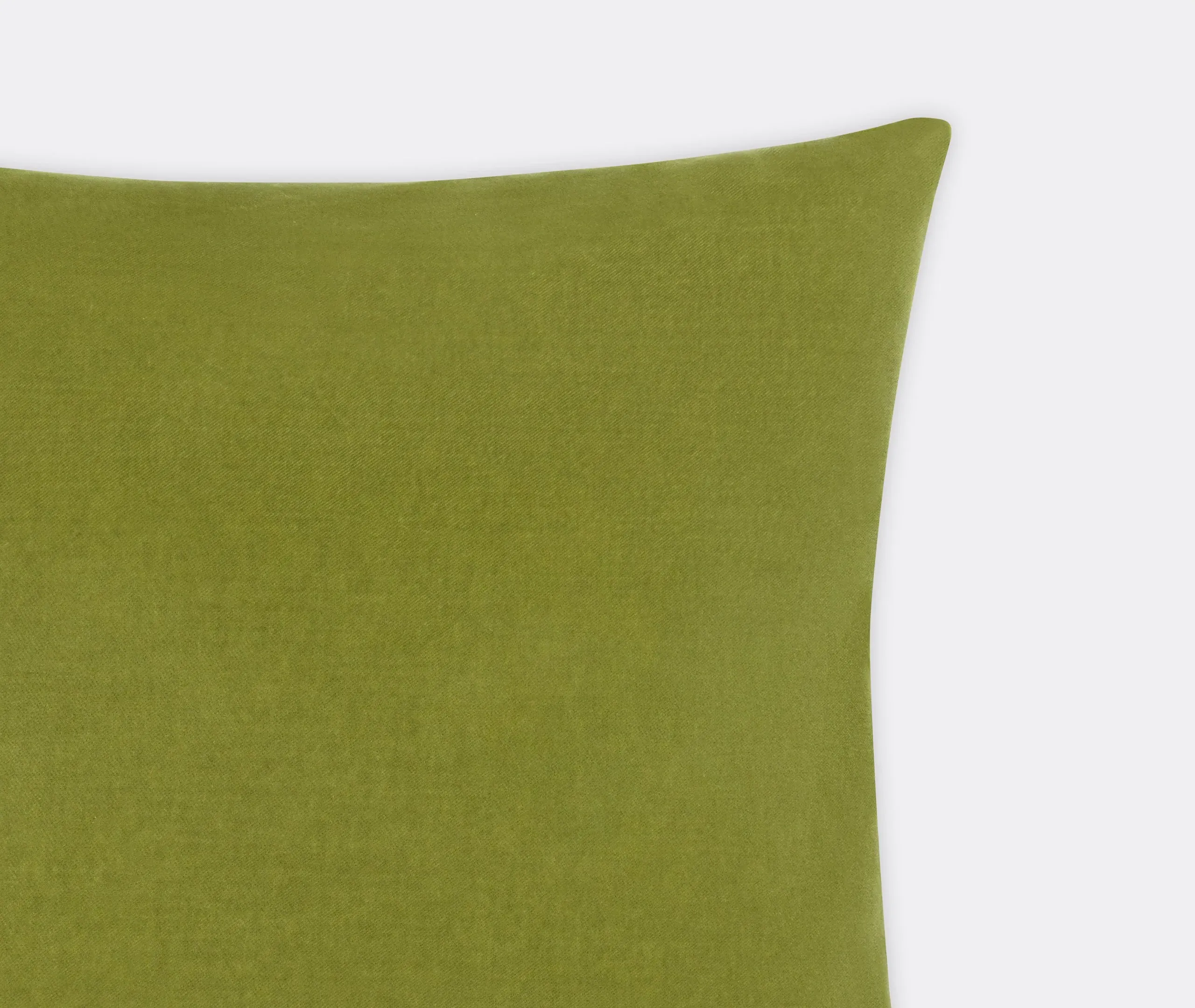 Square Cushion Cover - Leaves, Velvet