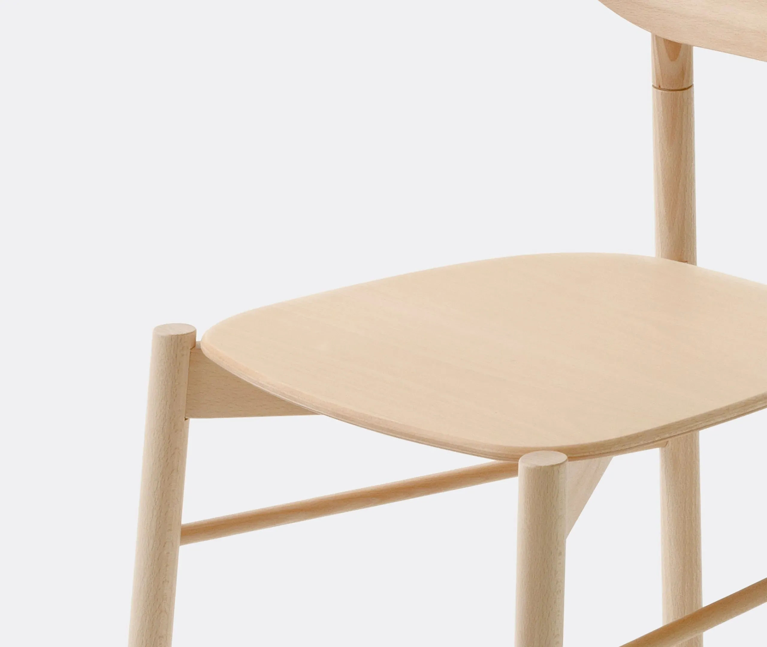 Dining Chair with Gold Leaf - Beech Wood