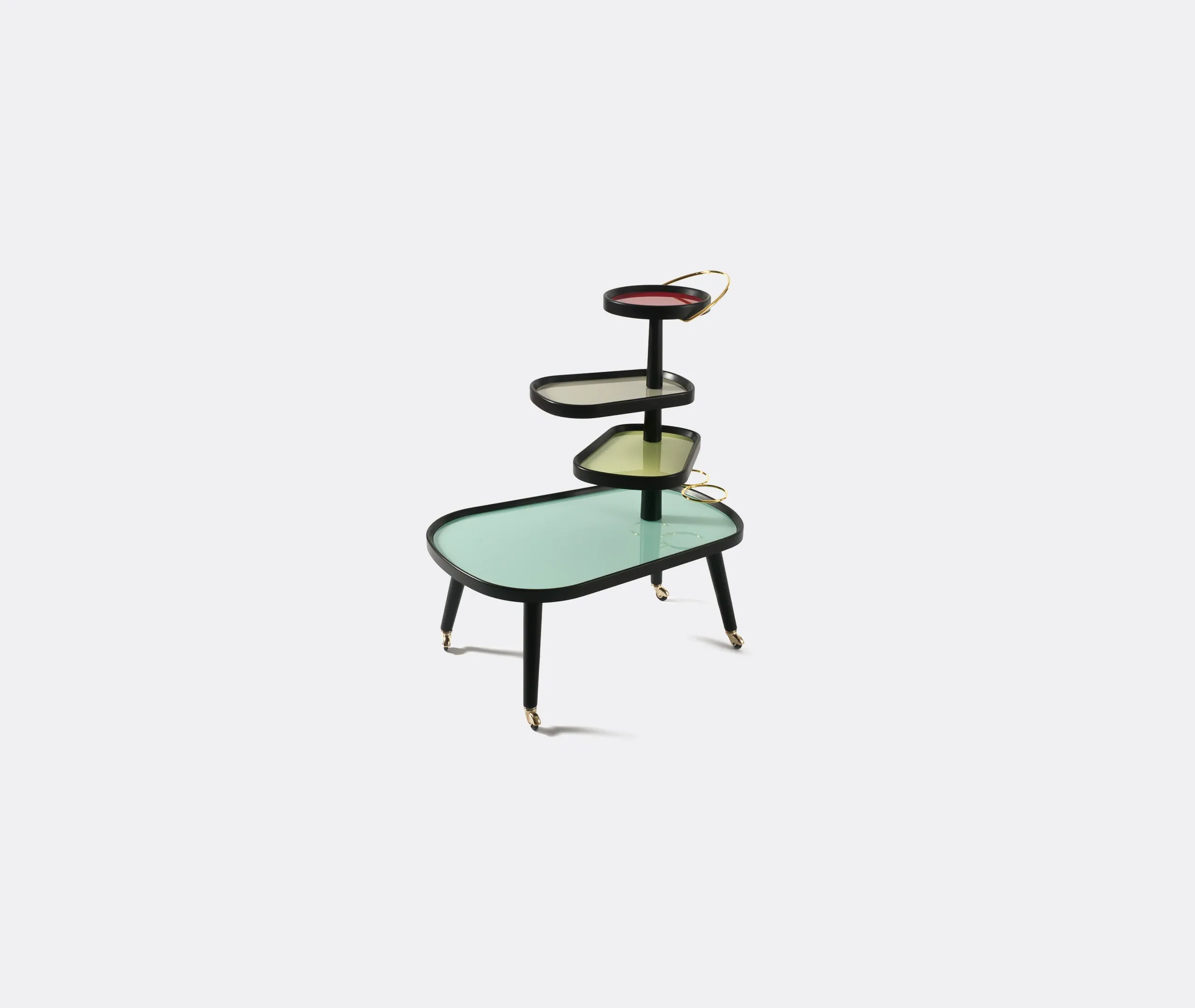 Italia Sushi Multi-Layer Cart - Black alternate view