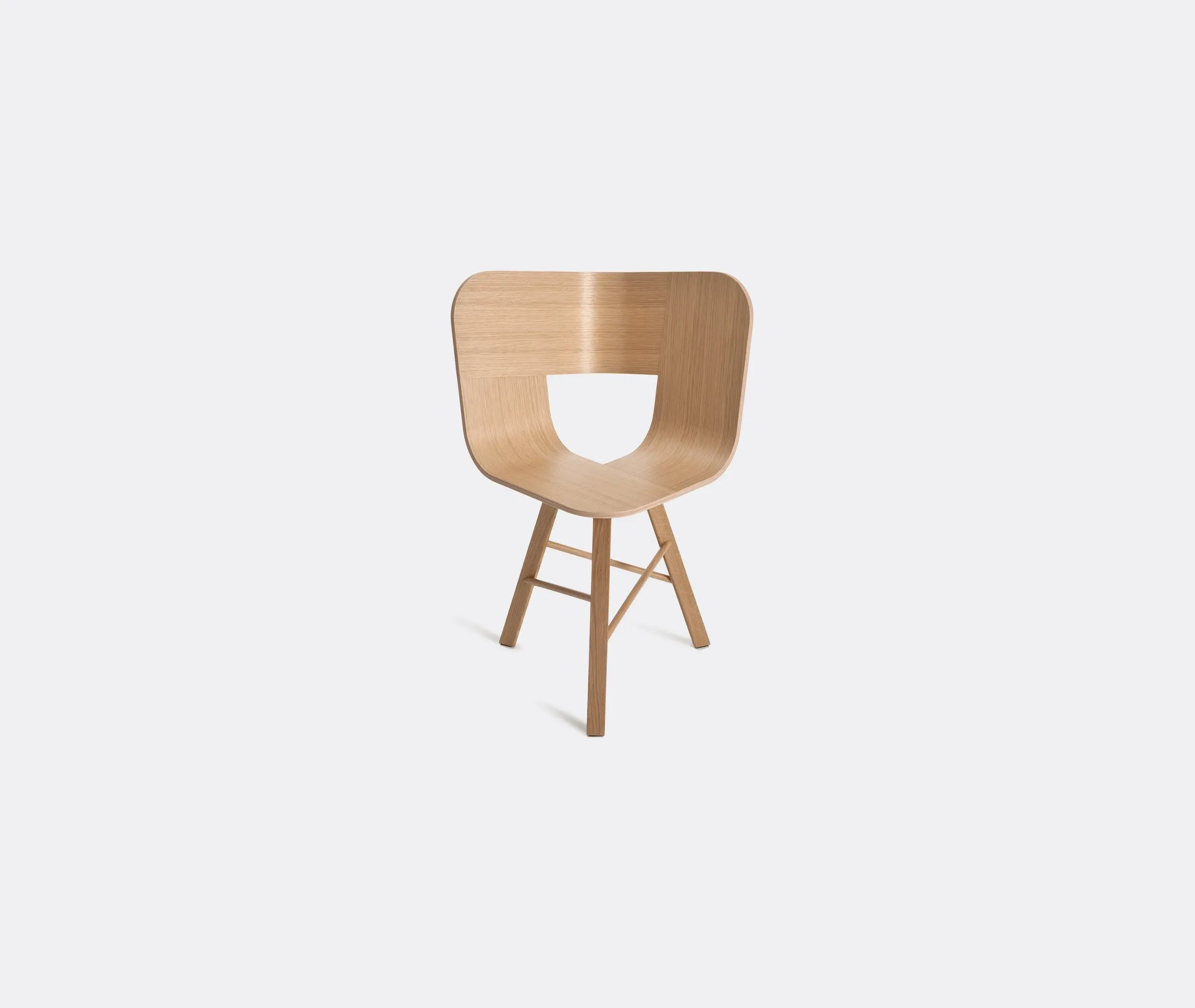Tria Chair with Ribbon Backrest - Natural, Oak image