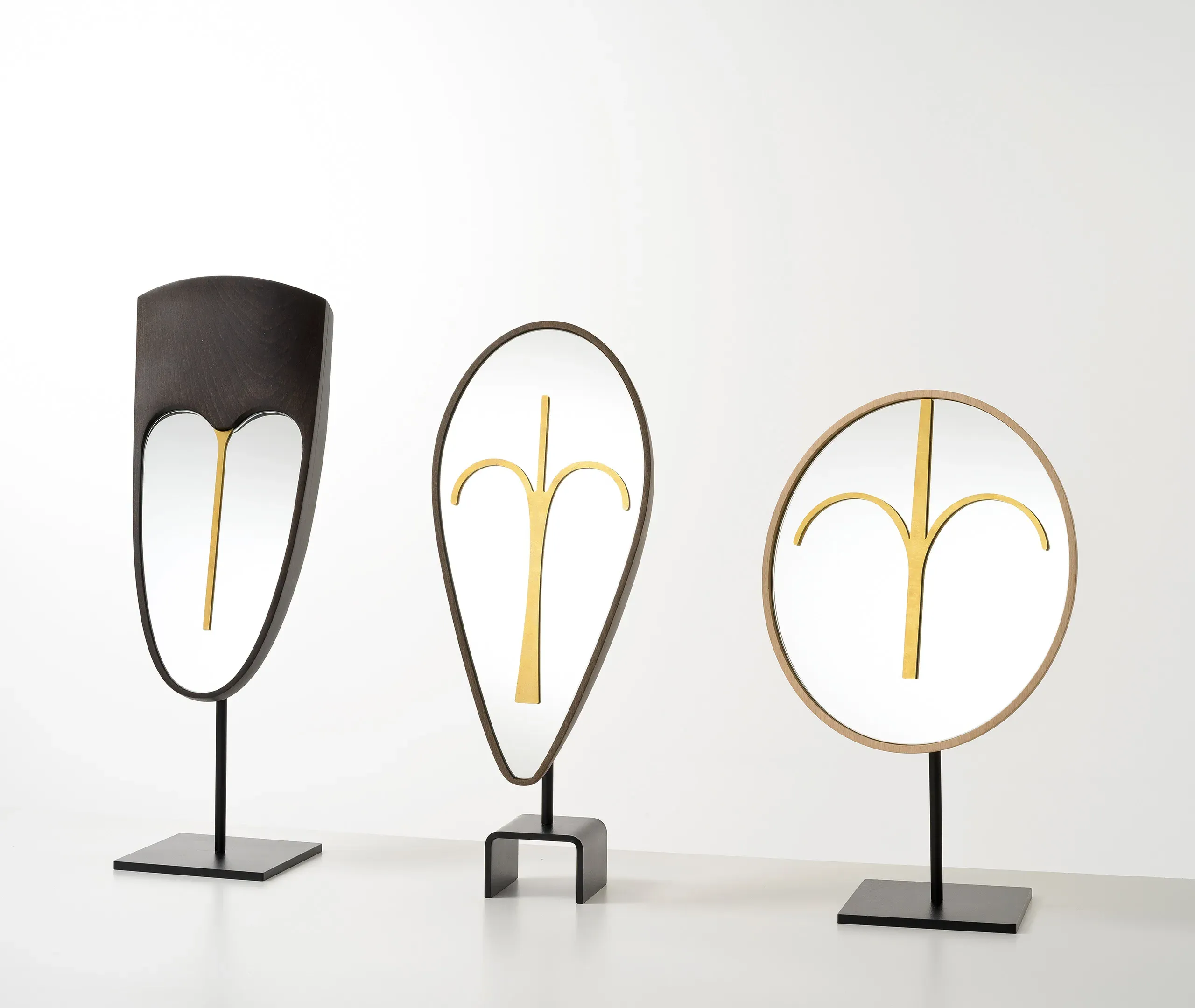 Wise Eze Mirror - Wengé, Black