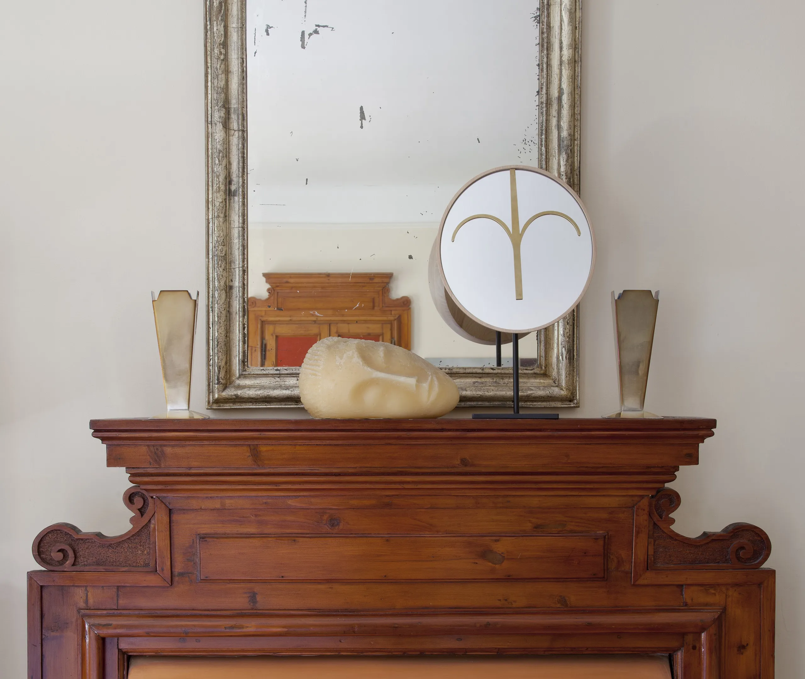 Wise Haua Mirror - Beechwood, Black