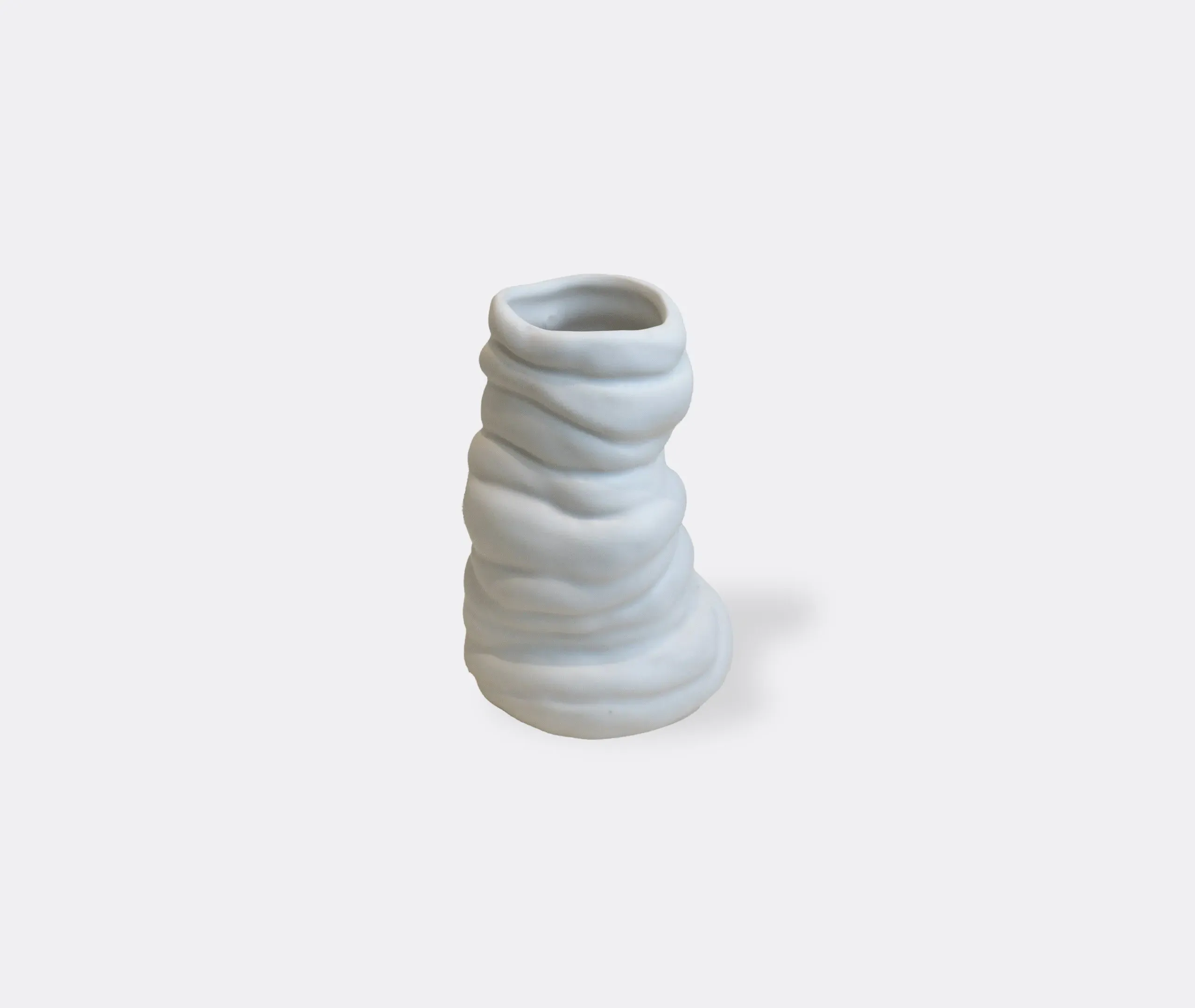 Sculptural Vase - White, Ceramic