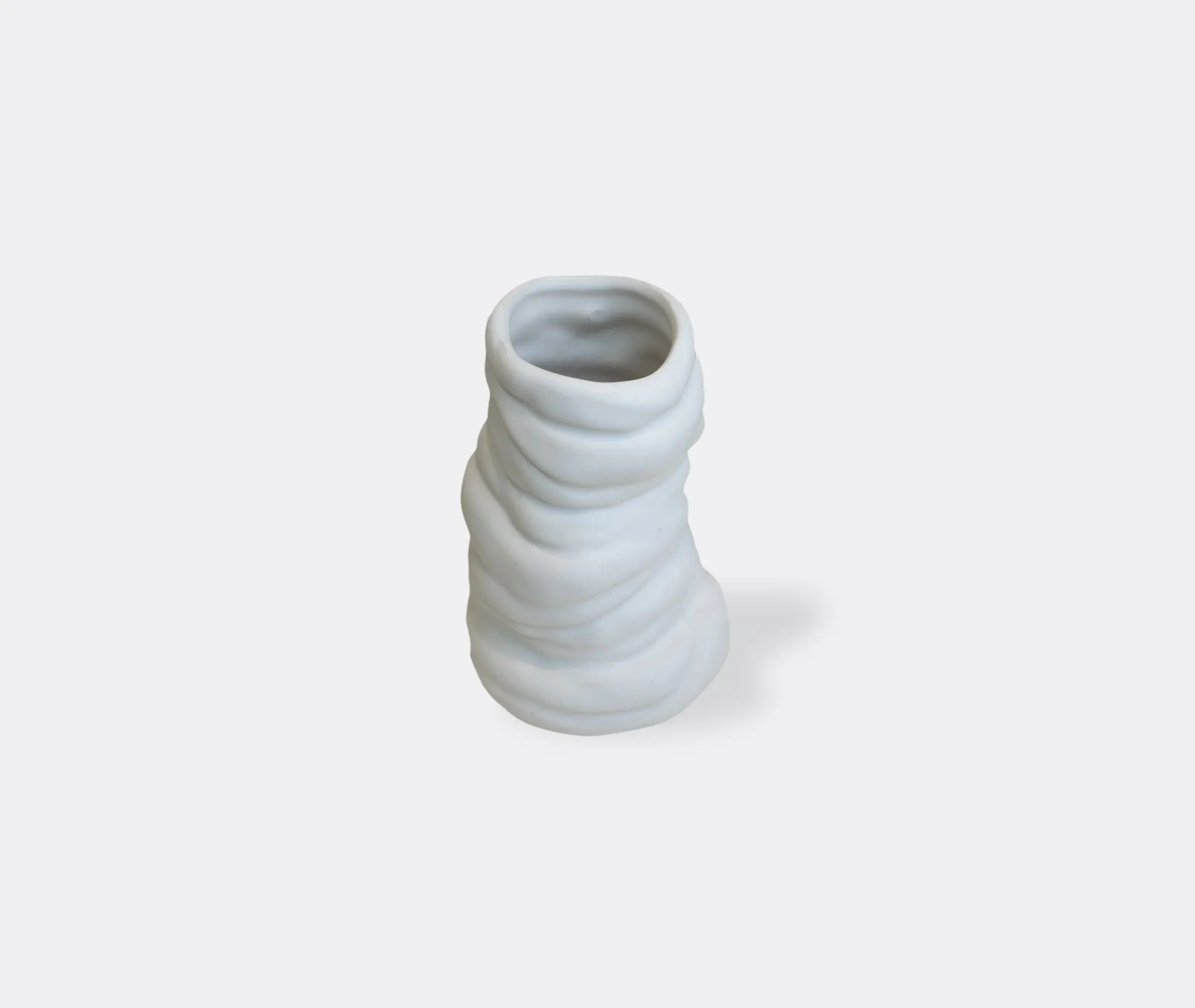 Sculptural Vase - White, Ceramic