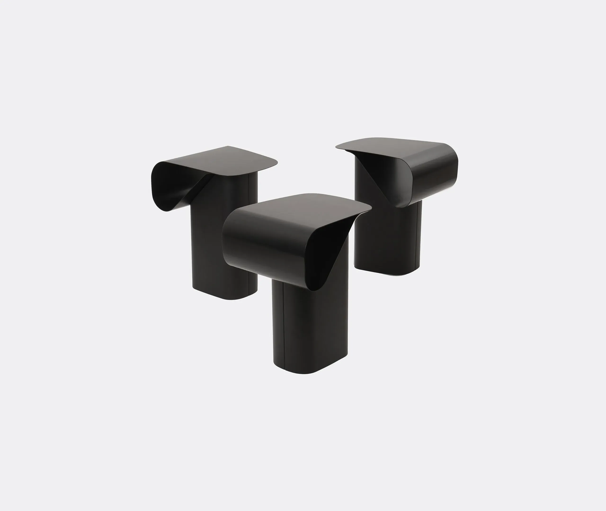 Revue Side Table - Black, Steel