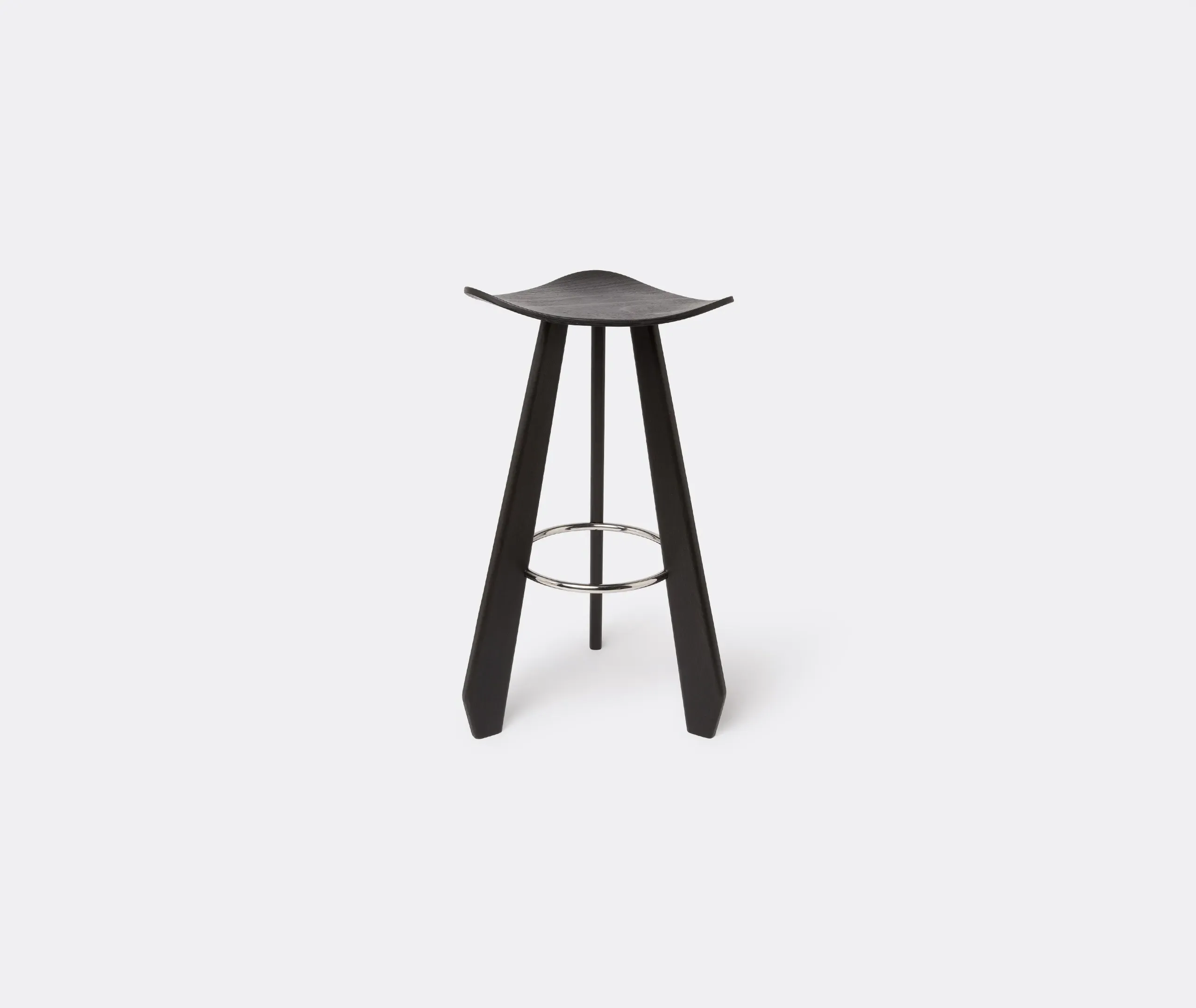 The Third Large Stool - Anthracite, Beech Plywood
